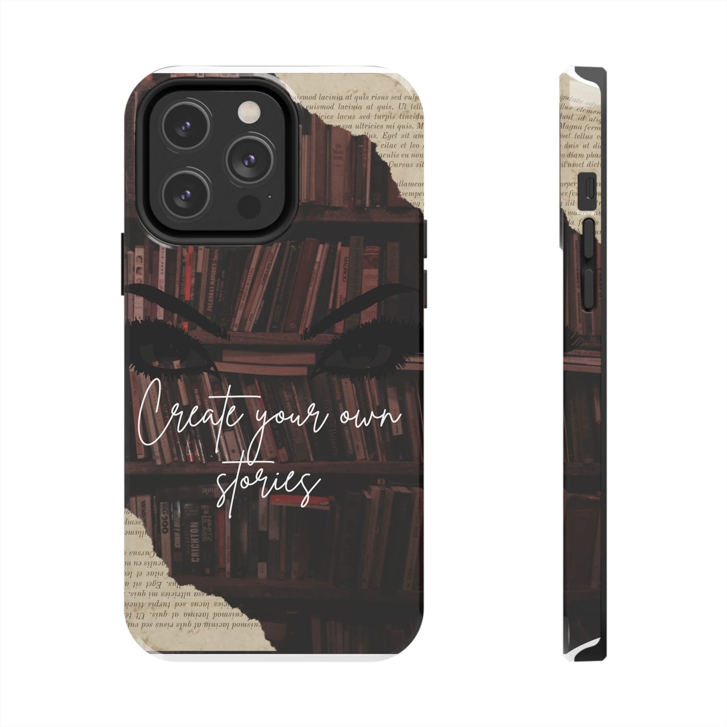 Create Your Own Stories Tough Phone Cases | Literary Phone Cover, Book Lover Gift, Unique Tech Accessory, Personalized Protection, [...]