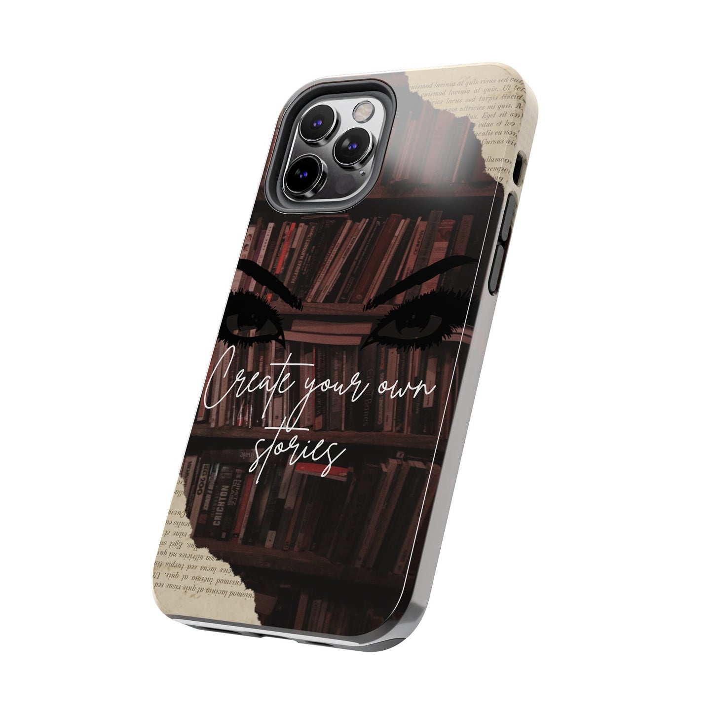Create Your Own Stories Tough Phone Cases | Literary Phone Cover, Book Lover Gift, Unique Tech Accessory, Personalized Protection, [...]