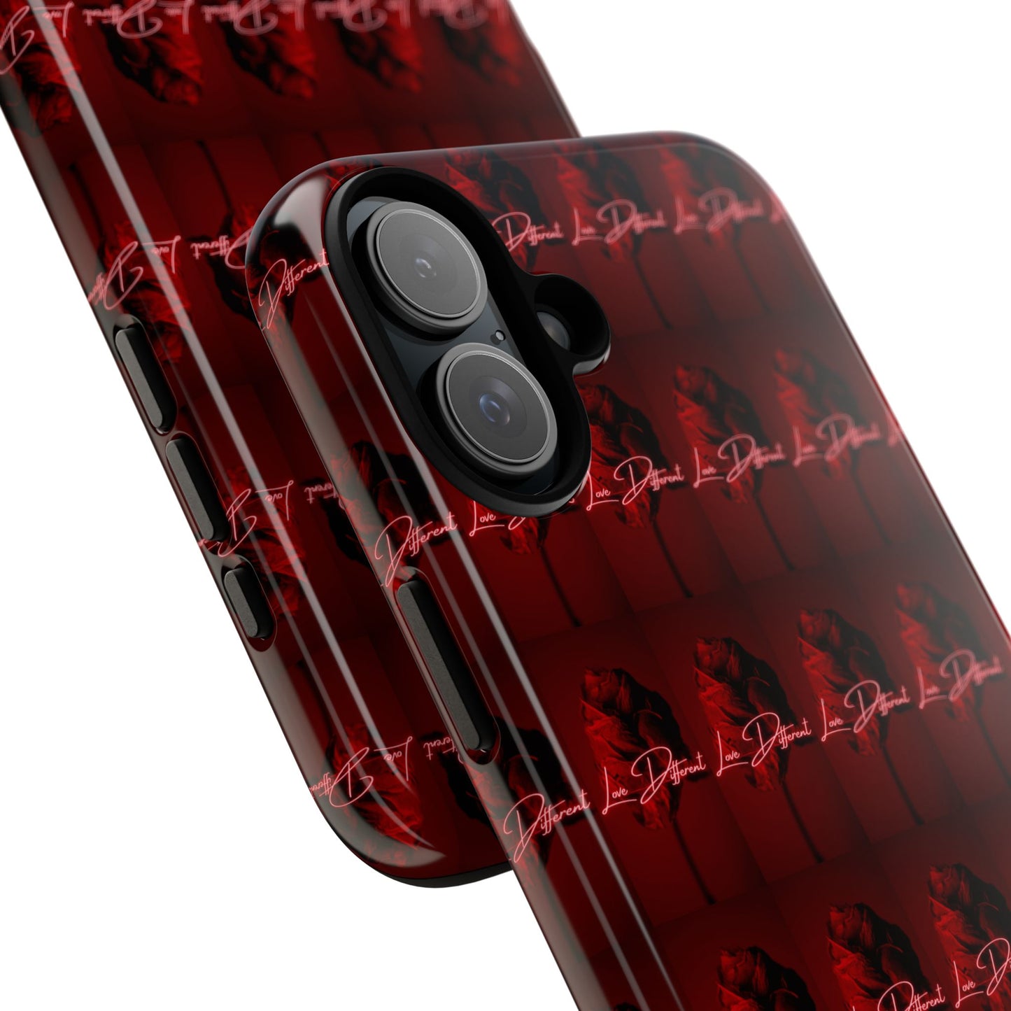 Red Patterned Phone Case | Tough Cases for Stylish Protection, Trendy Cell Cover, Unique Gifts for Tech Lovers, Modern Design