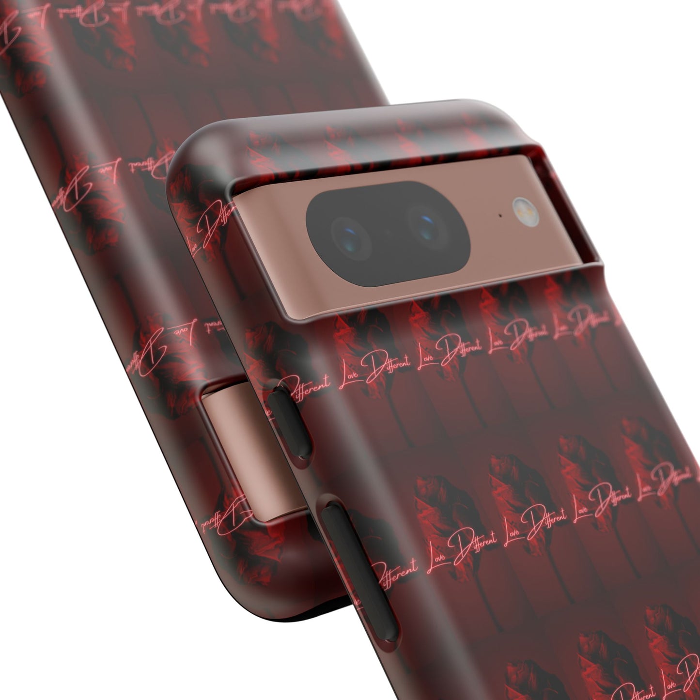 Red Patterned Phone Case | Tough Cases for Stylish Protection, Trendy Cell Cover, Unique Gifts for Tech Lovers, Modern Design