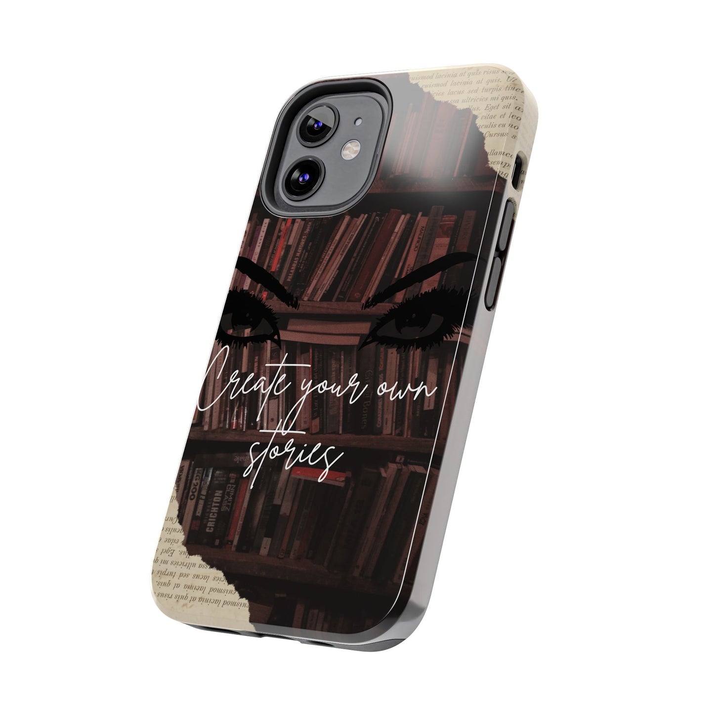 Create Your Own Stories Tough Phone Cases | Literary Phone Cover, Book Lover Gift, Unique Tech Accessory, Personalized Protection, [...]