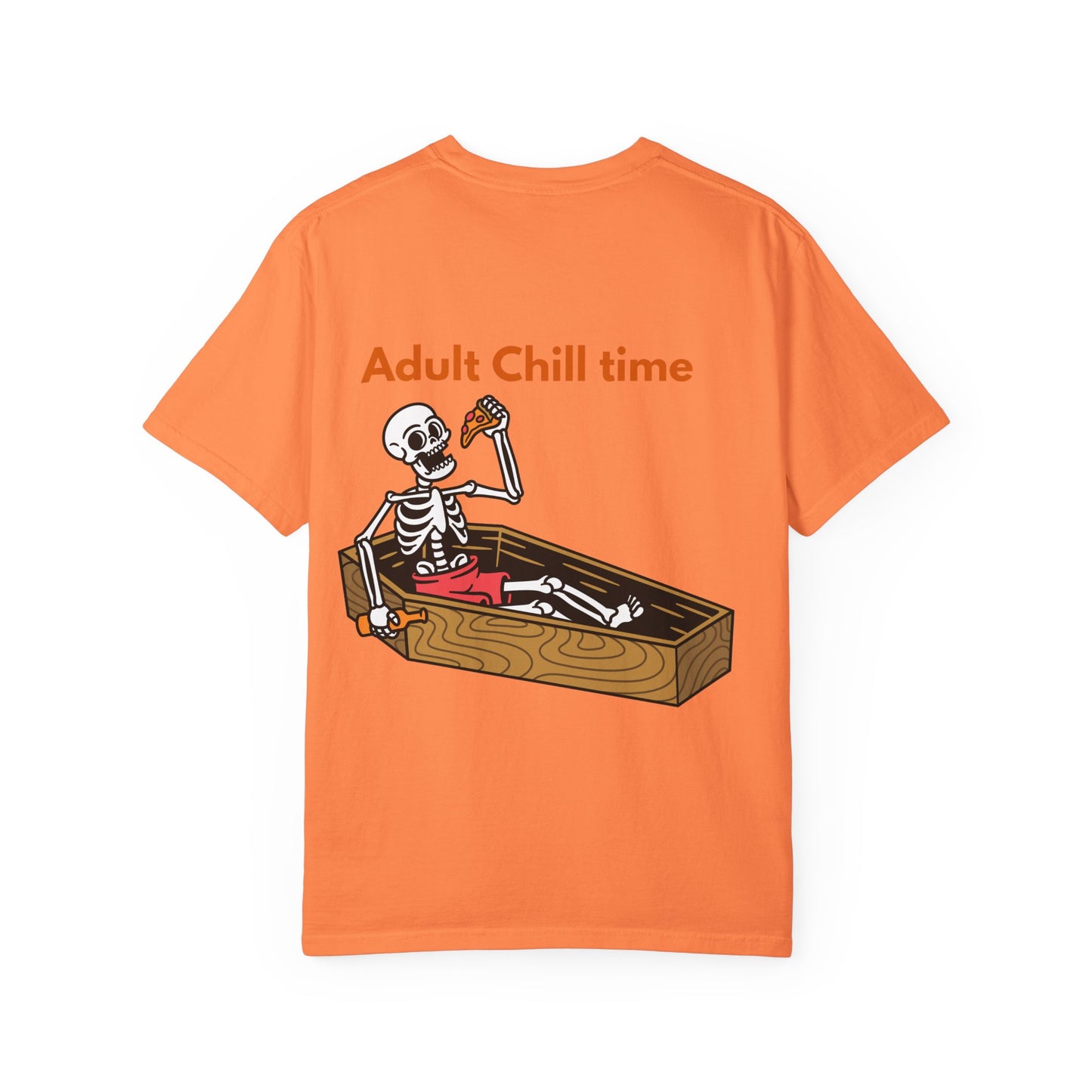 Halloween Skeleton Tee, Unisex Halloween T-shirt, Adult Fun Shirt, Funny Halloween Gift, Spooky Chill Vibes