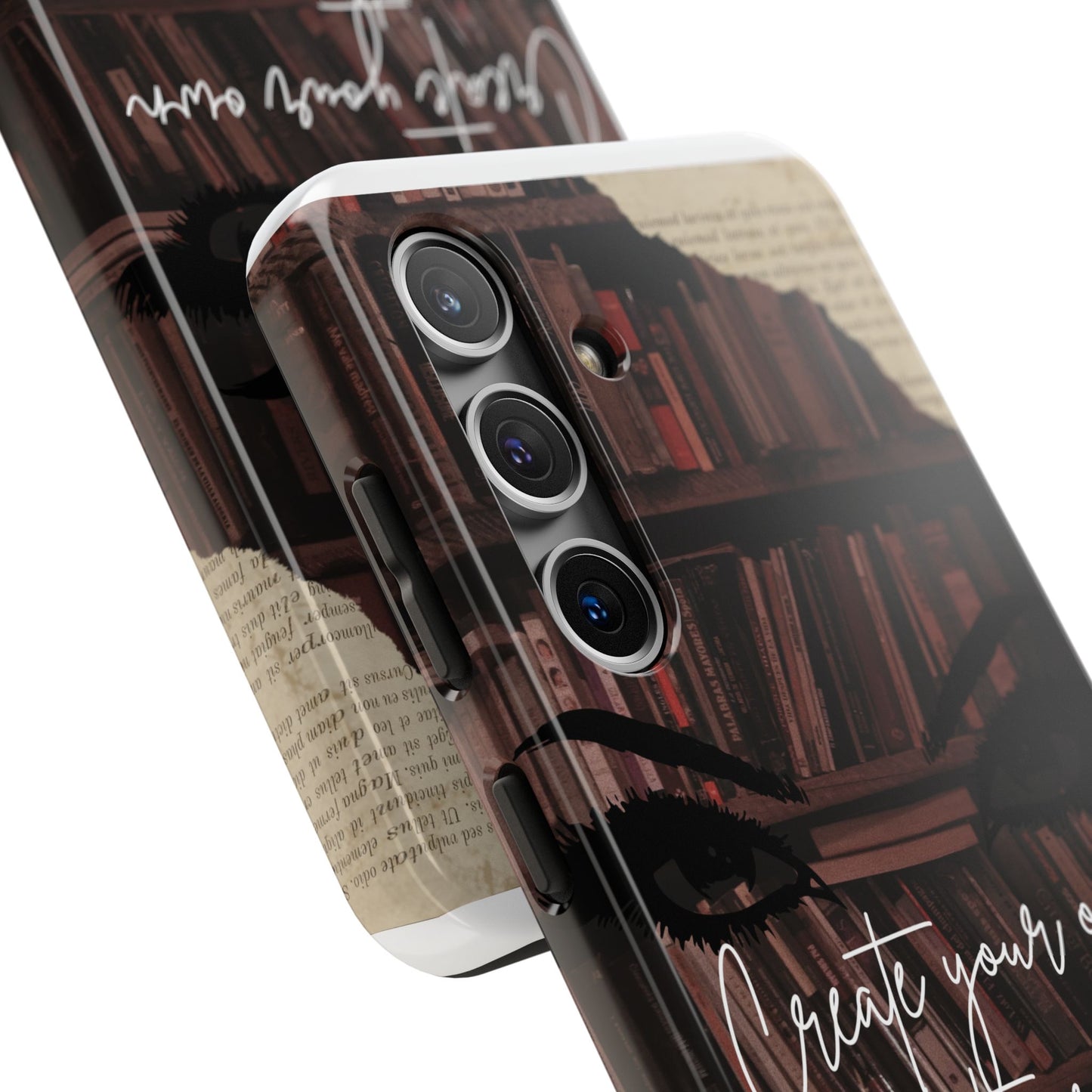 Create Your Own Stories Tough Phone Cases | Literary Phone Cover, Book Lover Gift, Unique Tech Accessory, Personalized Protection, [...]