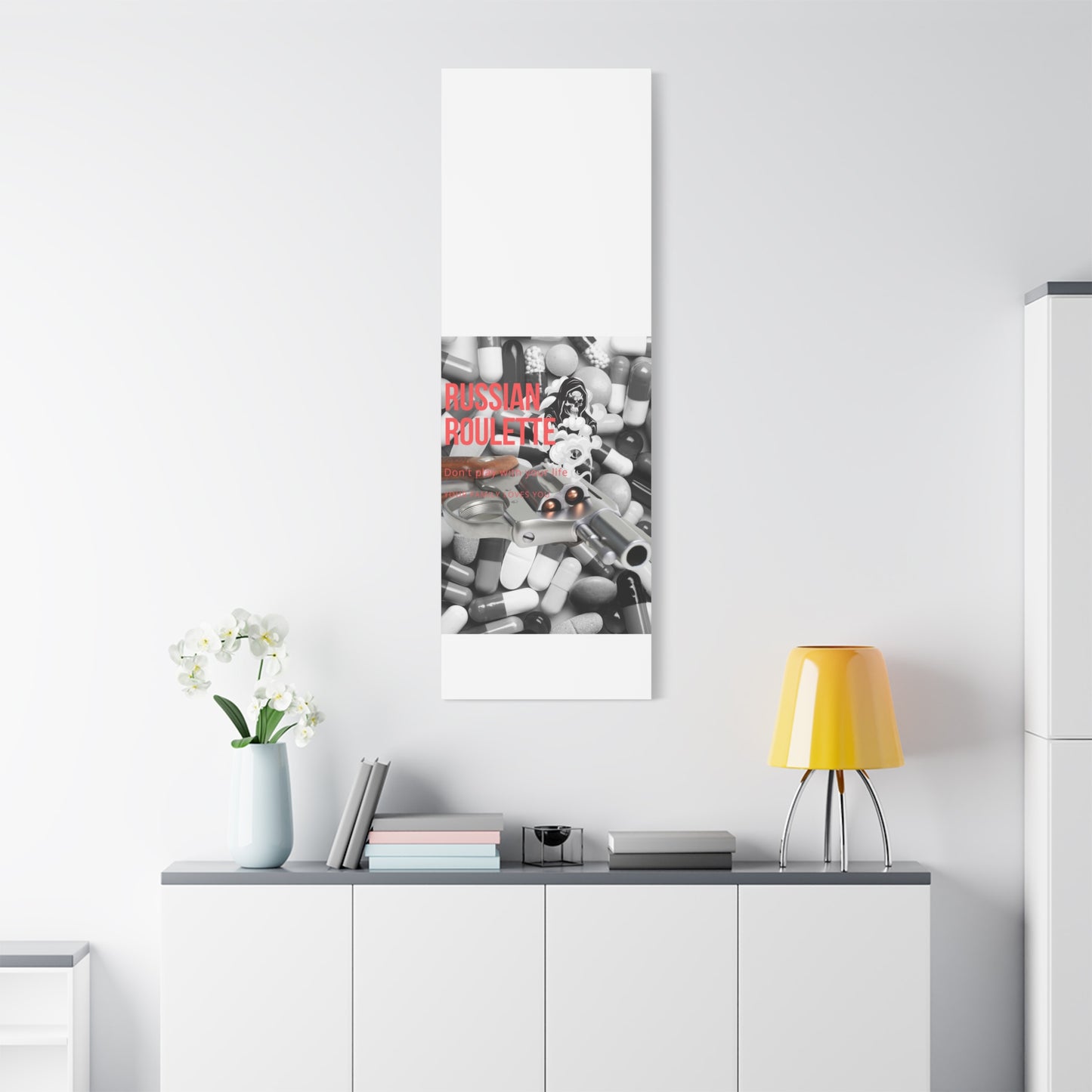 Bold Message Canvas Art, Wall Decor for Awareness, Mental Health Awareness, Home Office Decor, Unique Gift Idea
