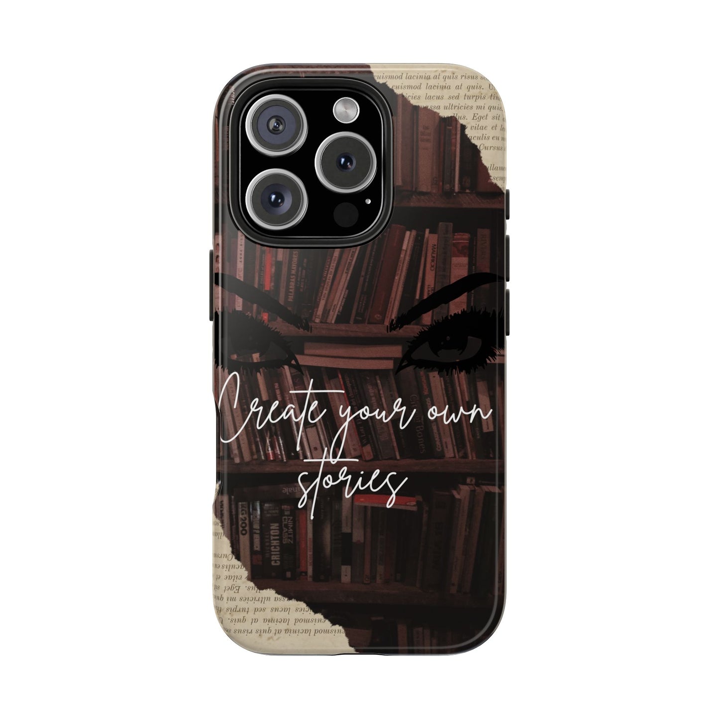 Create Your Own Stories Tough Phone Cases | Literary Phone Cover, Book Lover Gift, Unique Tech Accessory, Personalized Protection, [...]