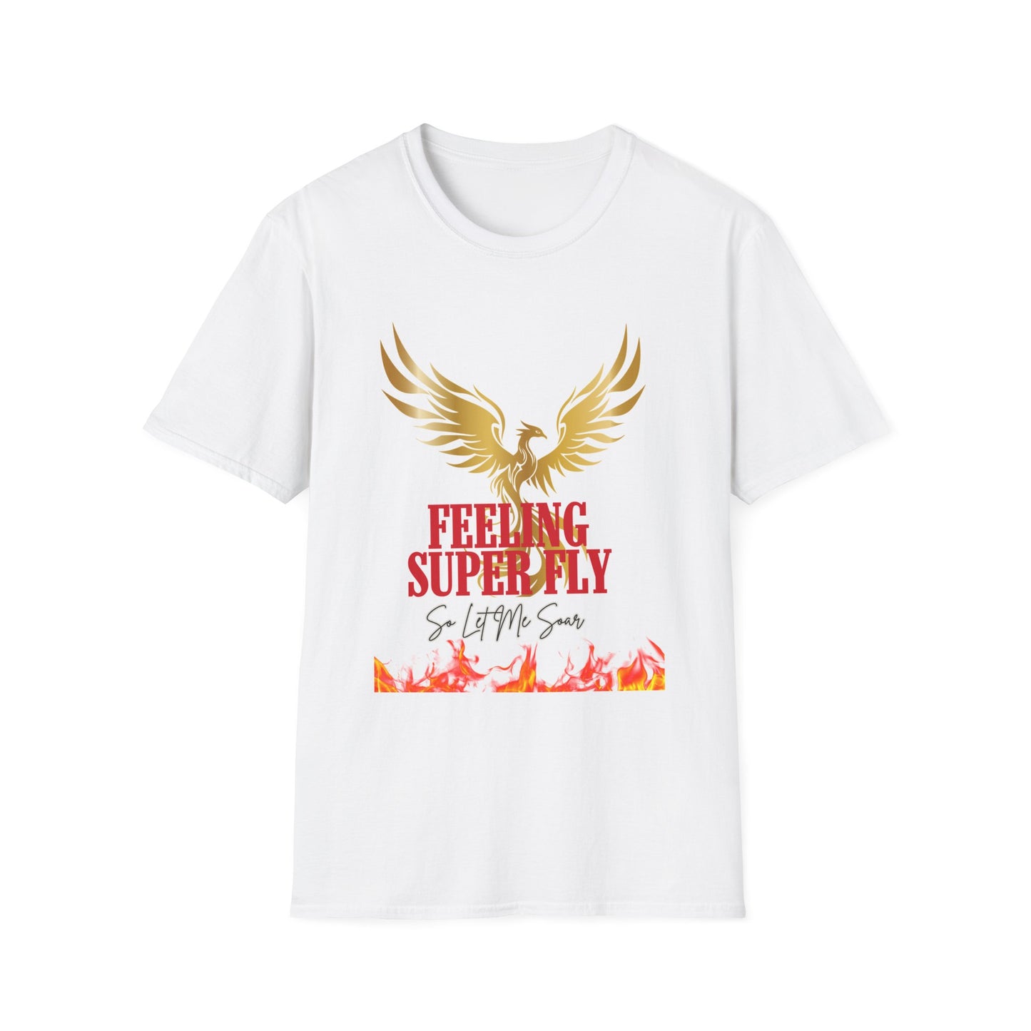 Unisex Inspirational T-Shirt - Feeling Super Fly, Motivational Apparel, Summer Style, Gift for Friends, Birthday Celebration, Casual Wear