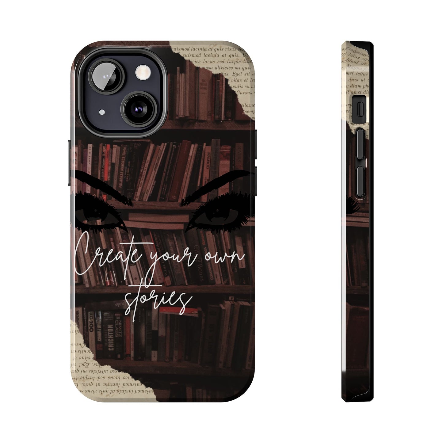 Create Your Own Stories Tough Phone Cases | Literary Phone Cover, Book Lover Gift, Unique Tech Accessory, Personalized Protection, [...]