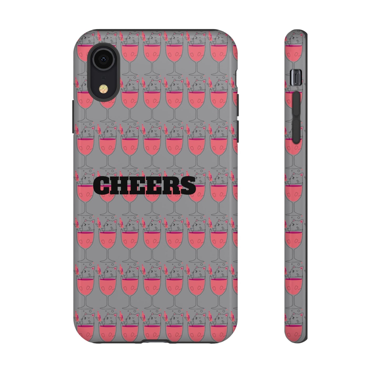 Cheers Phone Case, Fun Protective Case for Party Lovers, Gift for Birthdays, Anniversaries, Graduation, Custom Phone Cover