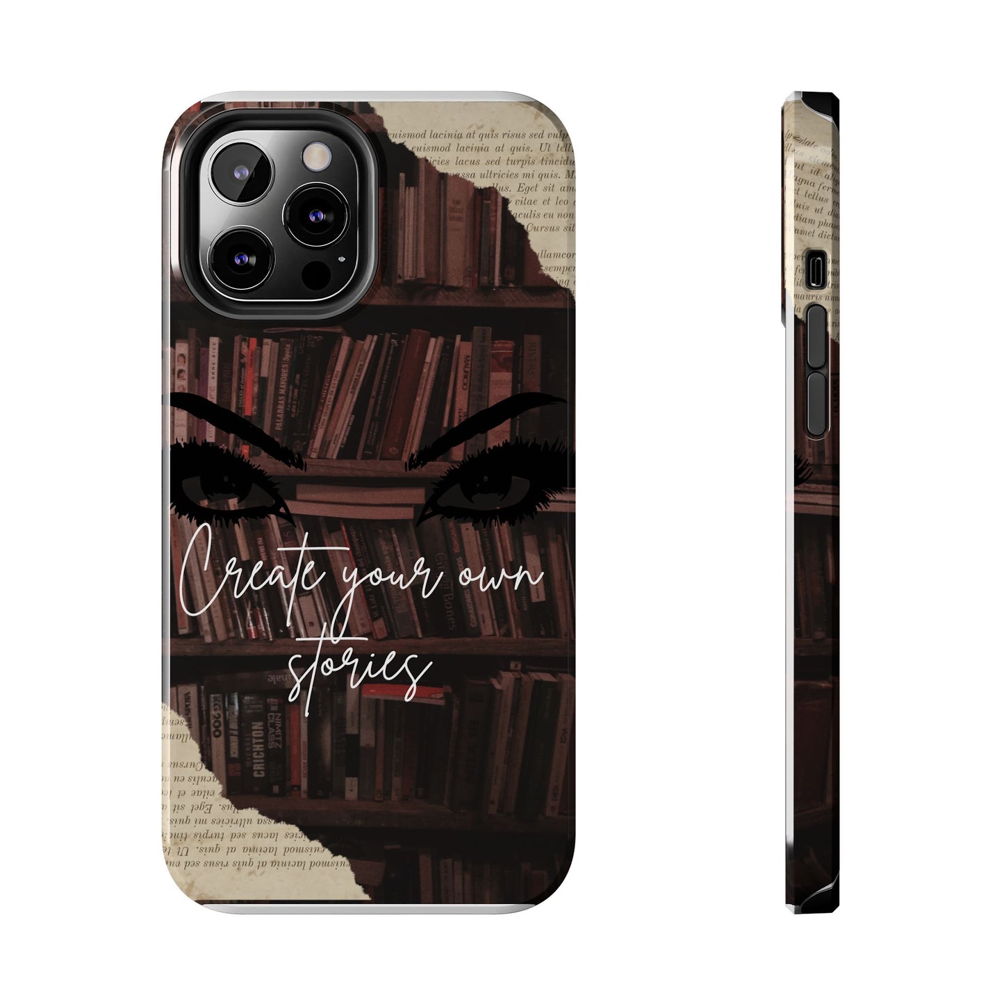 Create Your Own Stories Tough Phone Cases | Literary Phone Cover, Book Lover Gift, Unique Tech Accessory, Personalized Protection, [...]