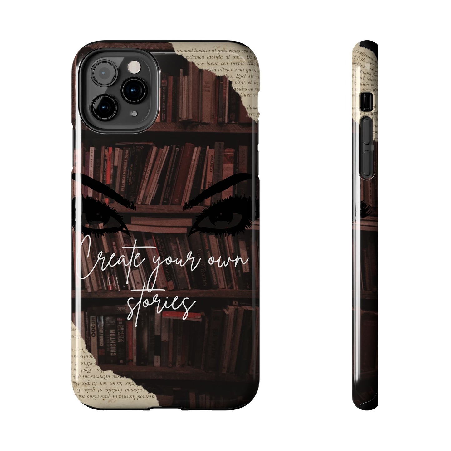 Create Your Own Stories Tough Phone Cases | Literary Phone Cover, Book Lover Gift, Unique Tech Accessory, Personalized Protection, [...]
