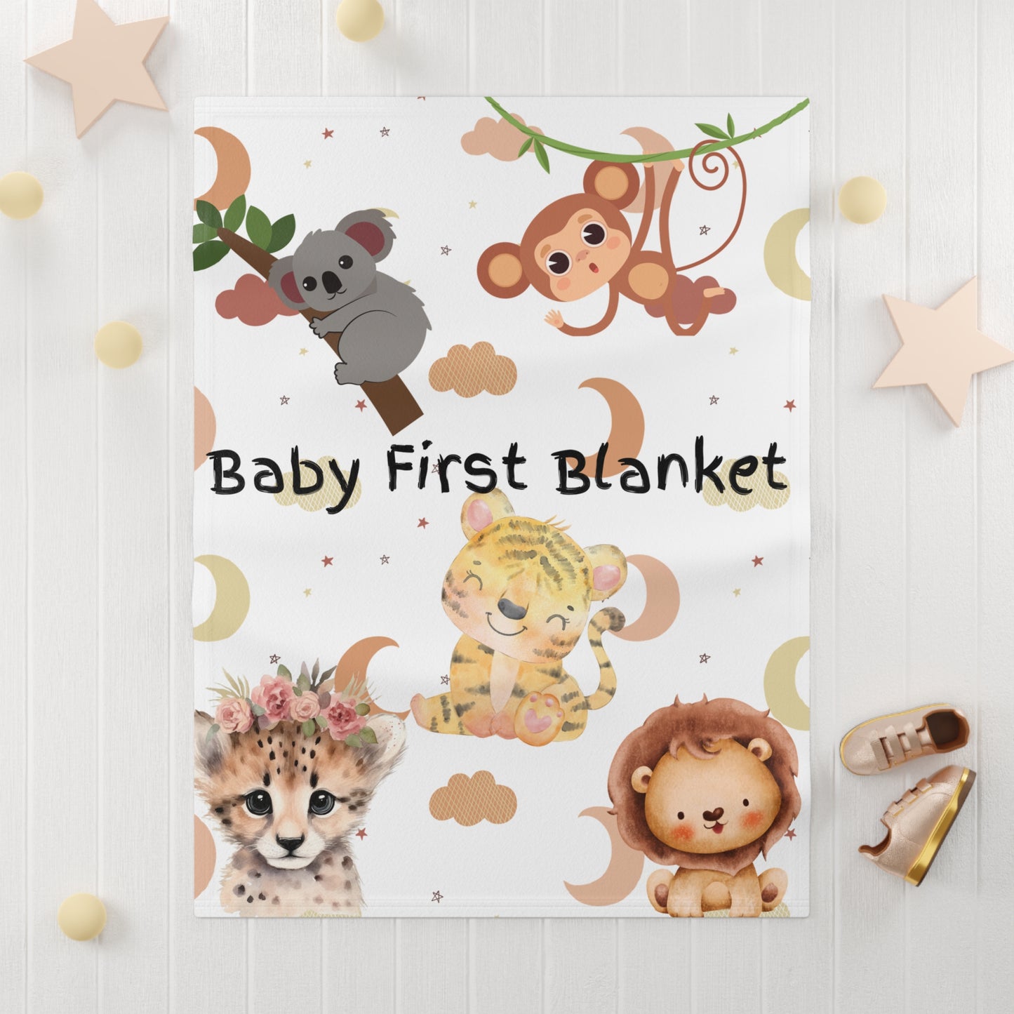 Soft Fleece Baby Blanket with Cute Animal Design, Perfect for Babies, Nursery Decor, Baby Shower Gift, Newborn Essentials, Coziest [...]