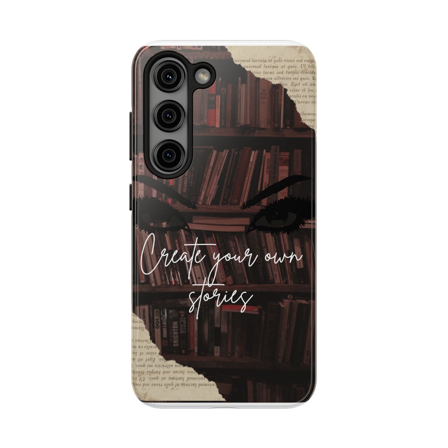 Create Your Own Stories Tough Phone Cases | Literary Phone Cover, Book Lover Gift, Unique Tech Accessory, Personalized Protection, [...]