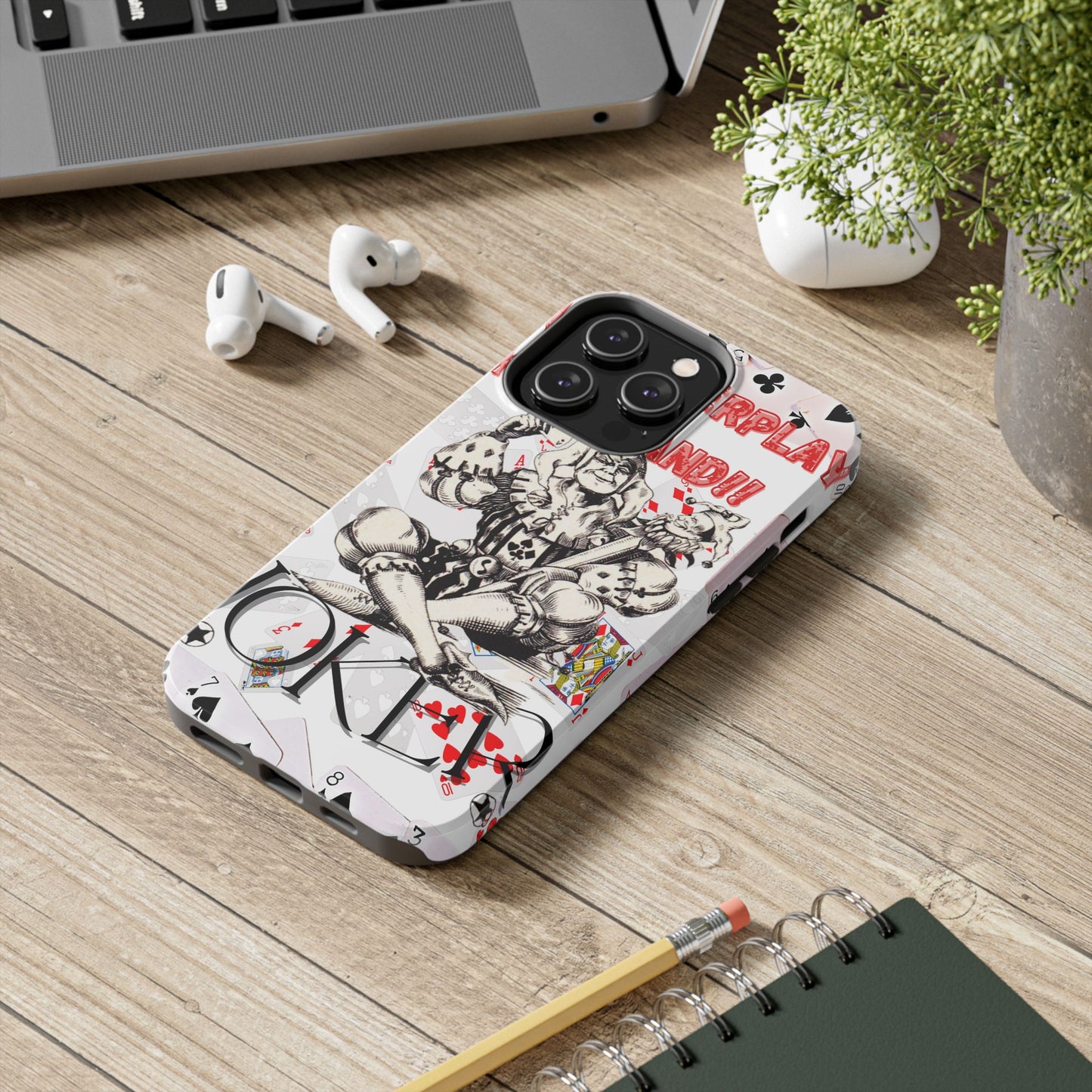 Bold Joker Phone Case - Unique Tough Cover for Gamers, Stylish Protection, Gift for Card Players, Fun Design for Phone Lovers