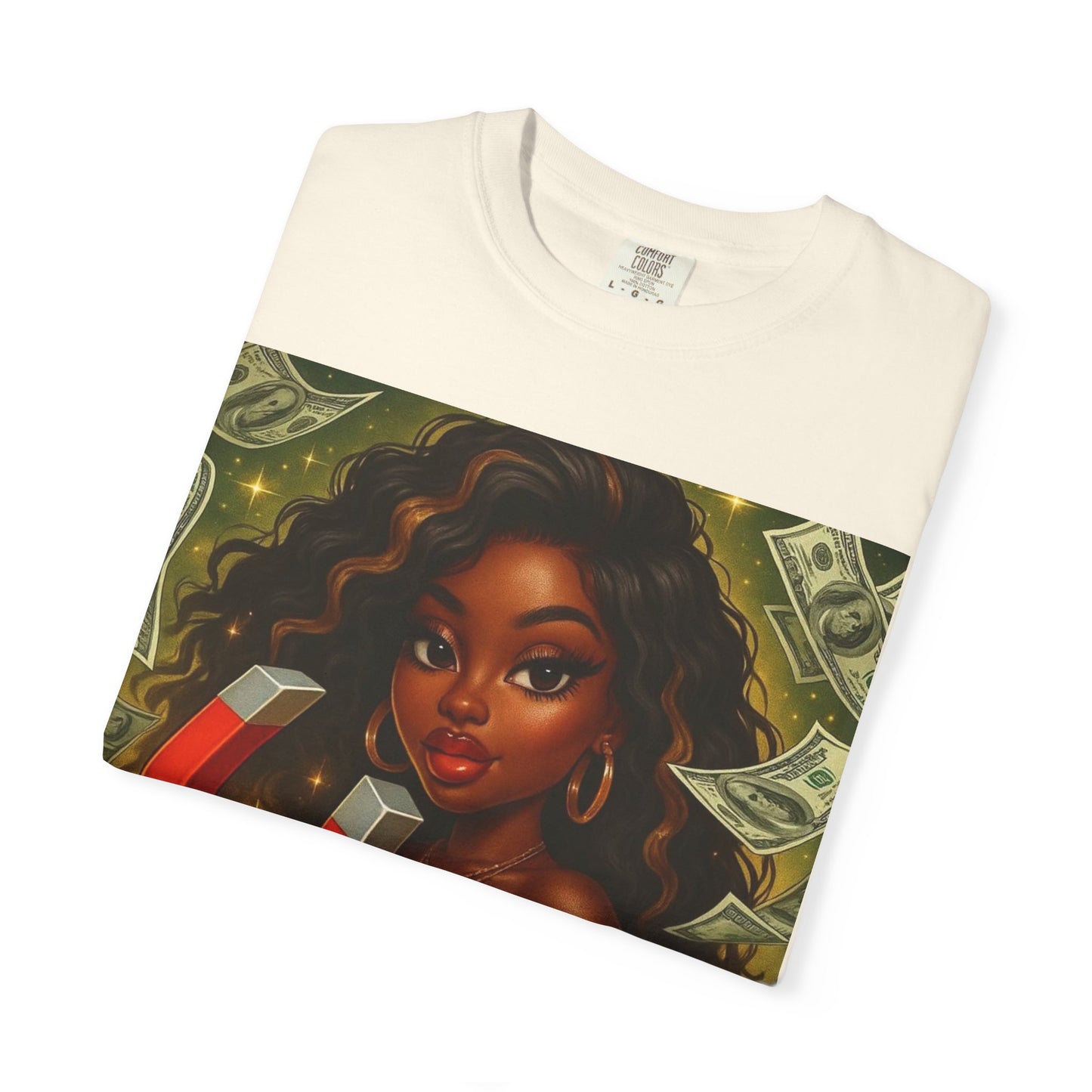 Magnet Money T-Shirt, Unisex Gift, Fashionable Tee, Casual Wear, Unique Graphic Design, Birthday, Motivational Apparel