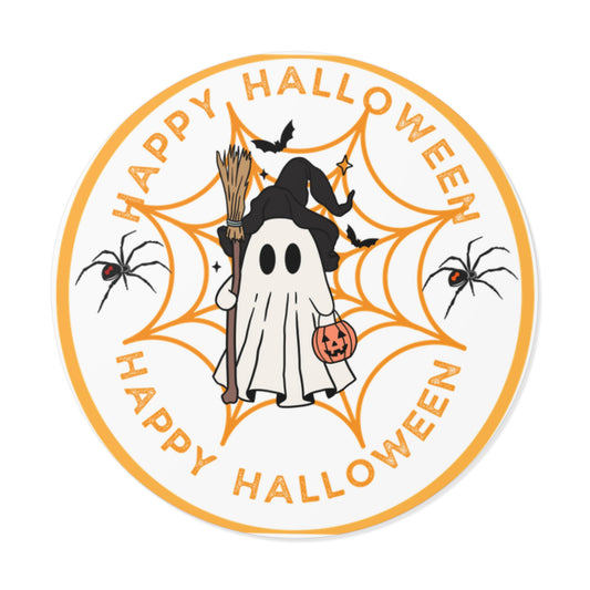 Spooky Happy Halloween Vinyl Stickers | Fun Fall Decor, Trick or Treat, Halloween Party, Kids Stickers, Gift Wrapping