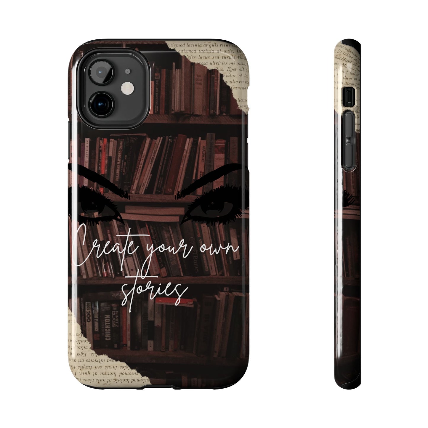 Create Your Own Stories Tough Phone Cases | Literary Phone Cover, Book Lover Gift, Unique Tech Accessory, Personalized Protection, [...]