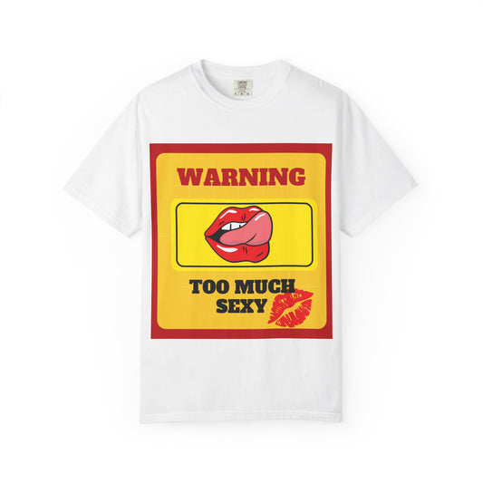 Playful Warning T-shirt, Casual Unisex Tee, Summer Outfit, Gift for Her, Fun Graphic Shirt, Bold Statement Clothing