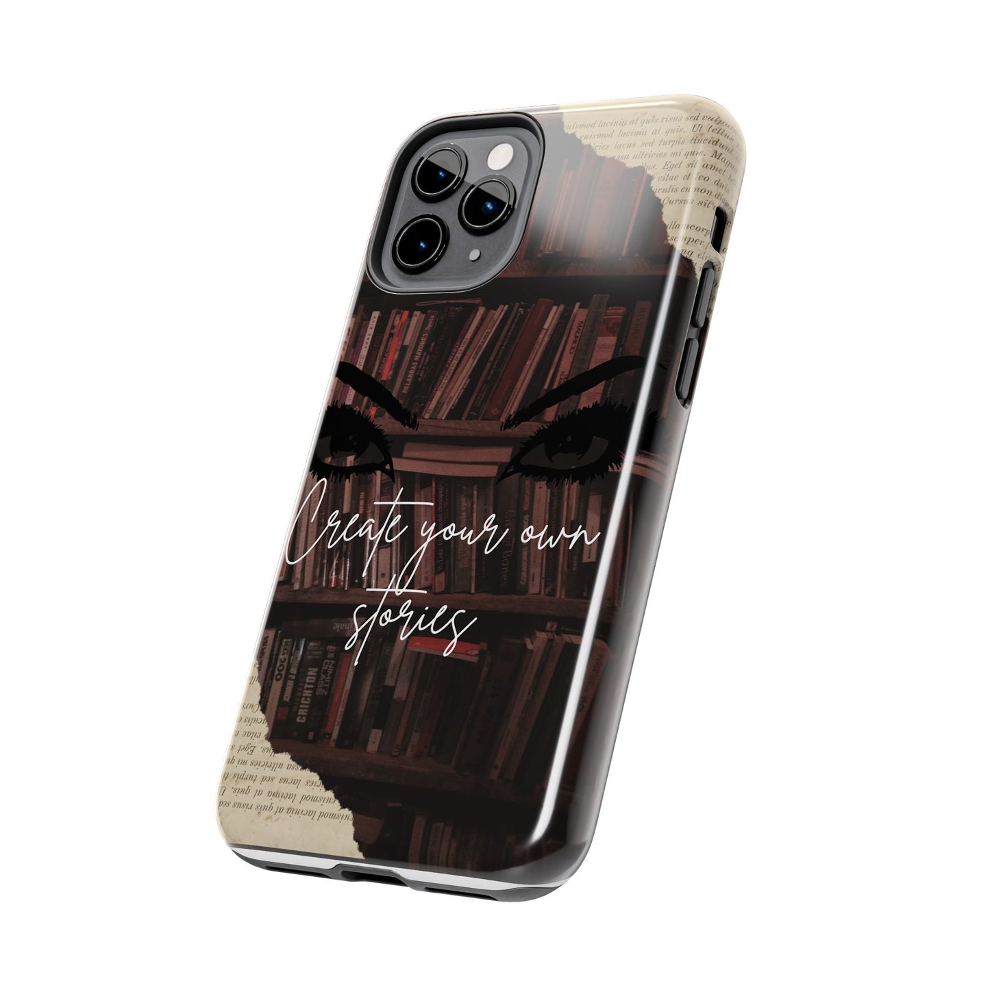 Create Your Own Stories Tough Phone Cases | Literary Phone Cover, Book Lover Gift, Unique Tech Accessory, Personalized Protection, [...]