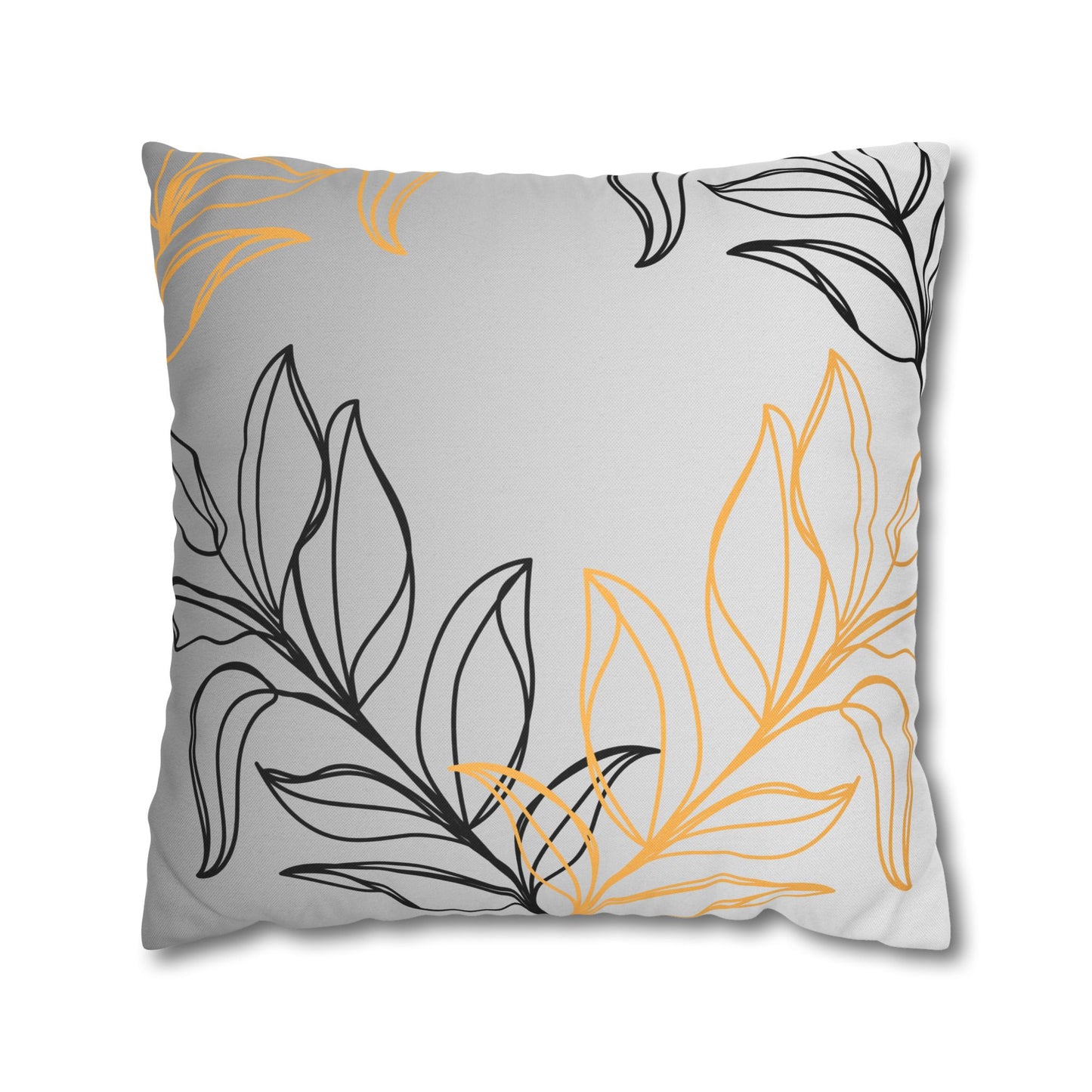 Chic Floral Square Pillowcase, Home Decor, Throw Pillow, Gift for Her, Living Room Accent, Modern Design, Cozy Home Accessories