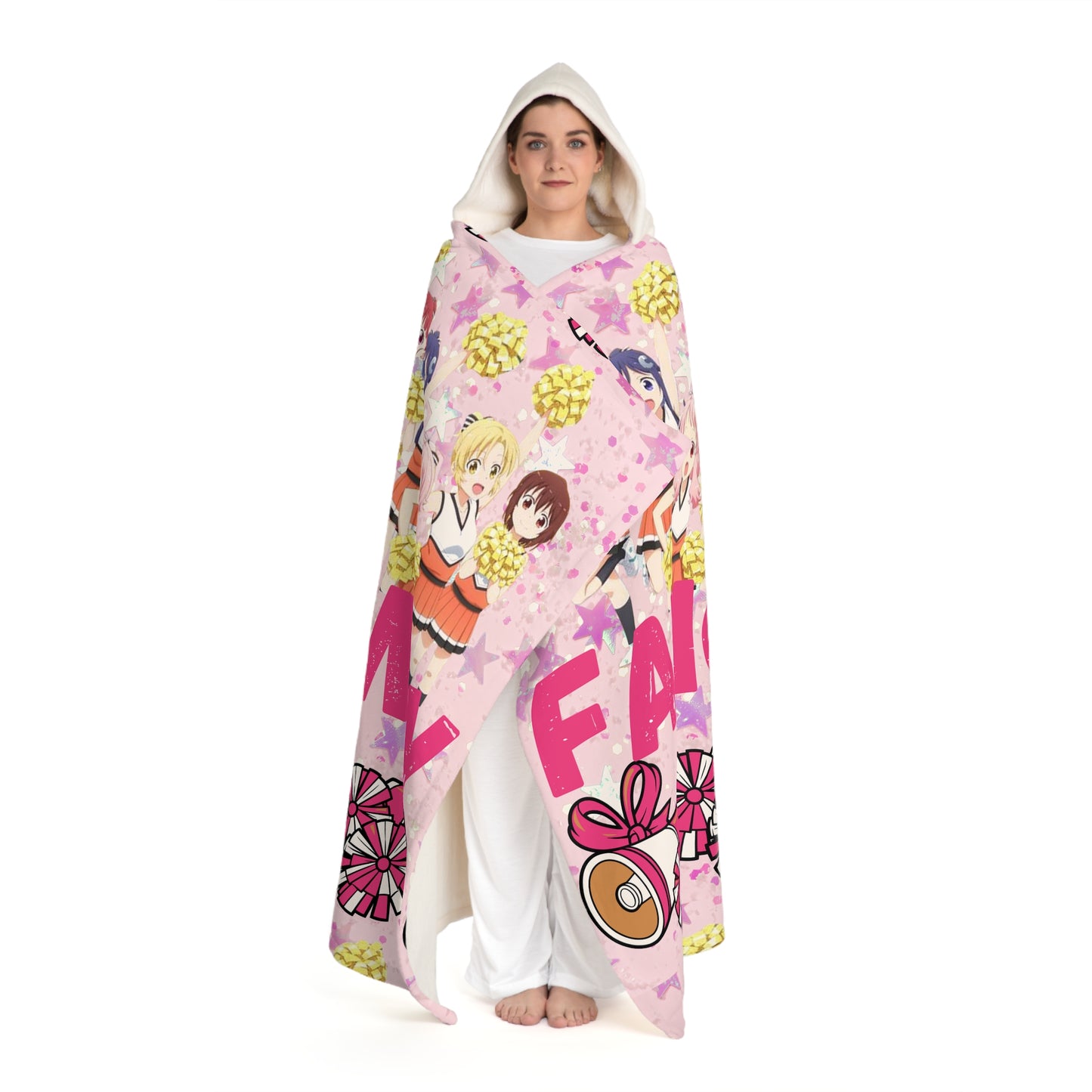 Cozy Hooded Sherpa Fleece Blanket with Fun Character Design, Perfect for Movie Nights or Cozy Evenings, Soft Plush Throw, Gift for [...]