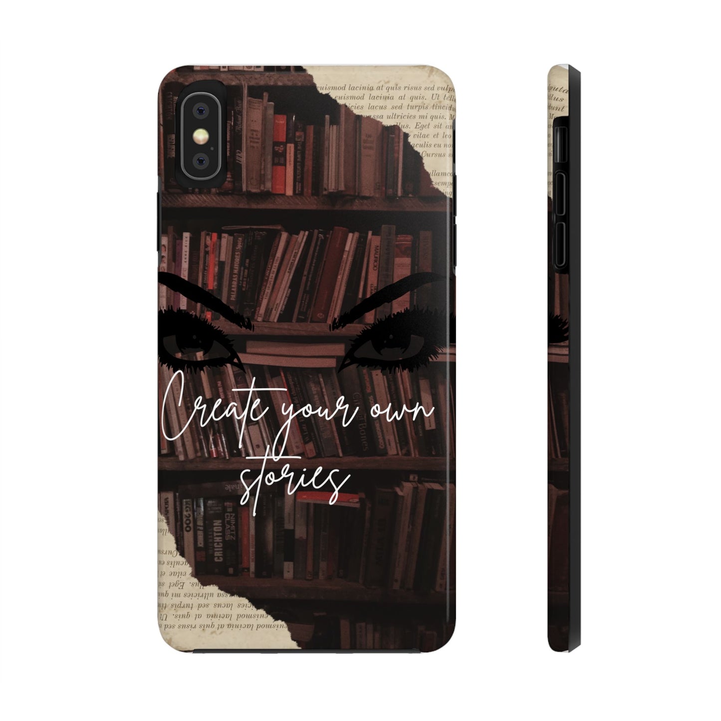 Create Your Own Stories Tough Phone Cases | Literary Phone Cover, Book Lover Gift, Unique Tech Accessory, Personalized Protection, [...]