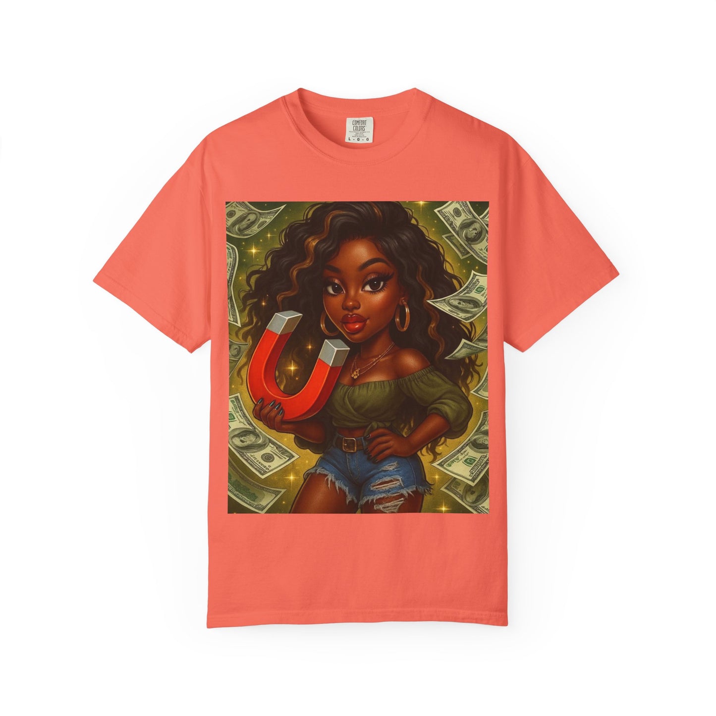 Magnet Money T-Shirt, Unisex Gift, Fashionable Tee, Casual Wear, Unique Graphic Design, Birthday, Motivational Apparel