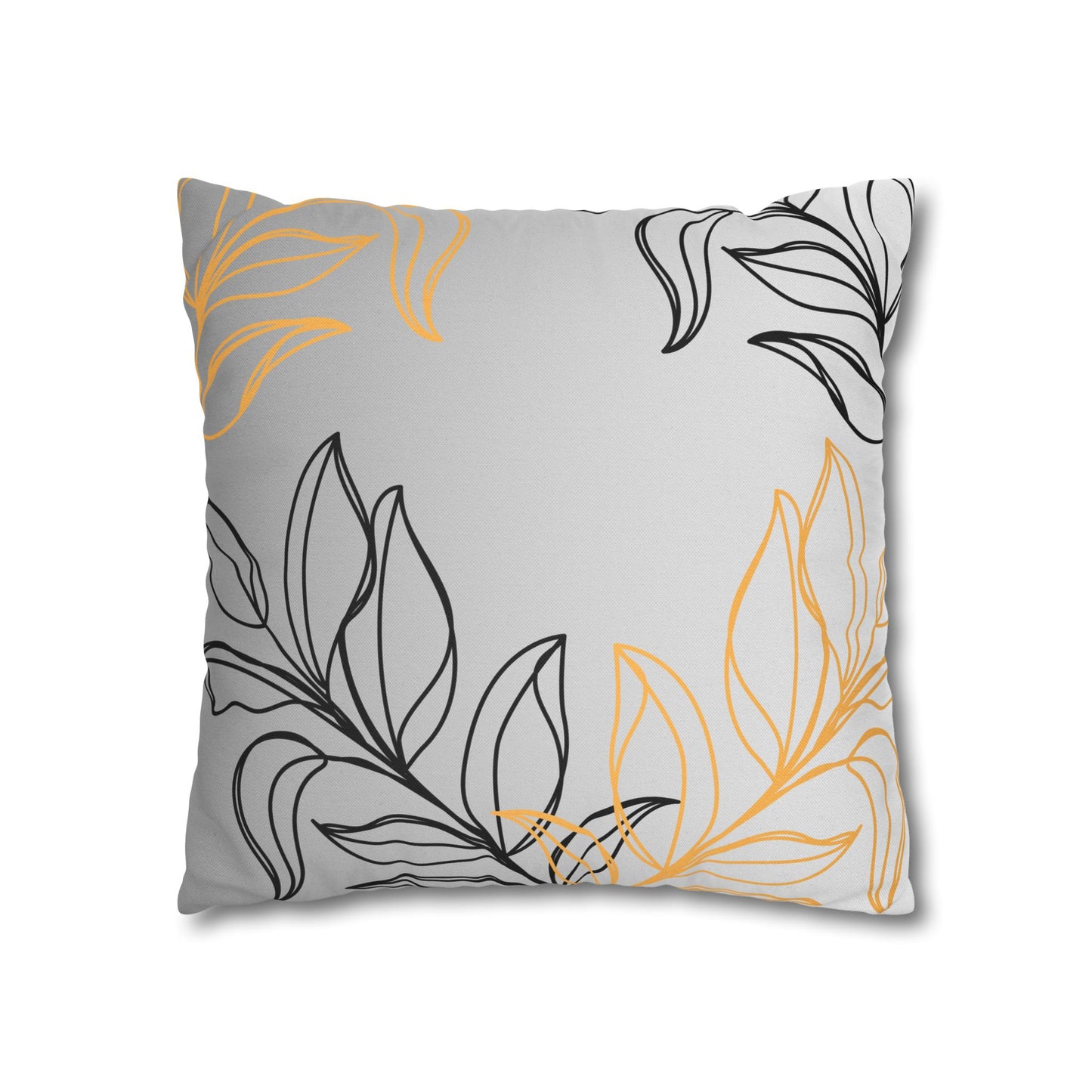 Chic Floral Square Pillowcase, Home Decor, Throw Pillow, Gift for Her, Living Room Accent, Modern Design, Cozy Home Accessories