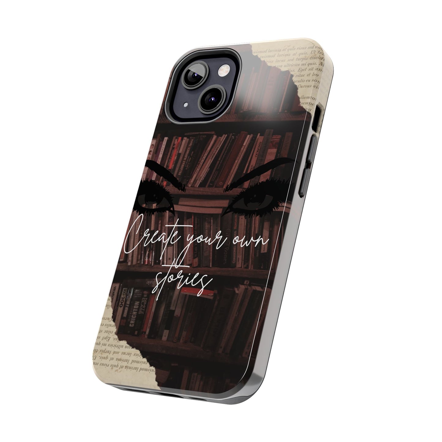 Create Your Own Stories Tough Phone Cases | Literary Phone Cover, Book Lover Gift, Unique Tech Accessory, Personalized Protection, [...]