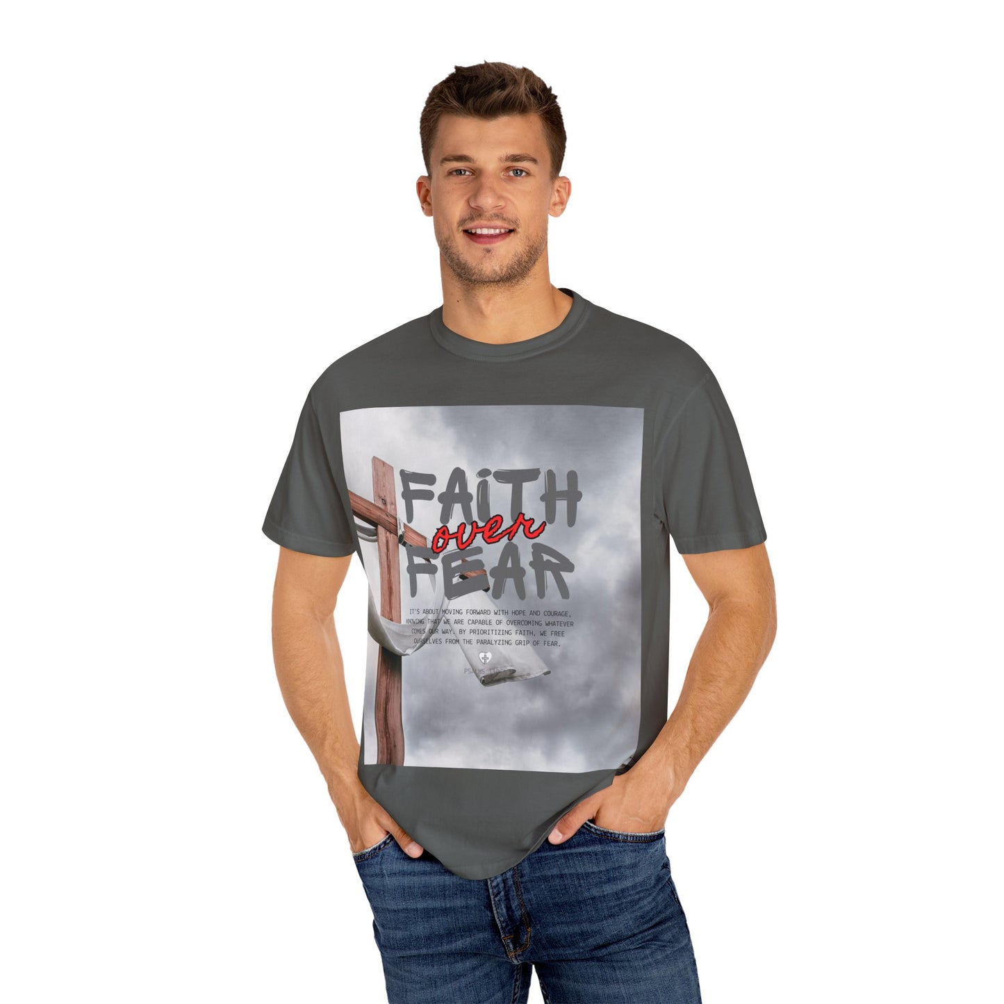 Inspirational T-Shirt - Faith Over Fear, Motivational Shirt for Positive Vibes, Unisex Tee, Gift for Friends or Family, Casual Wear, [...]