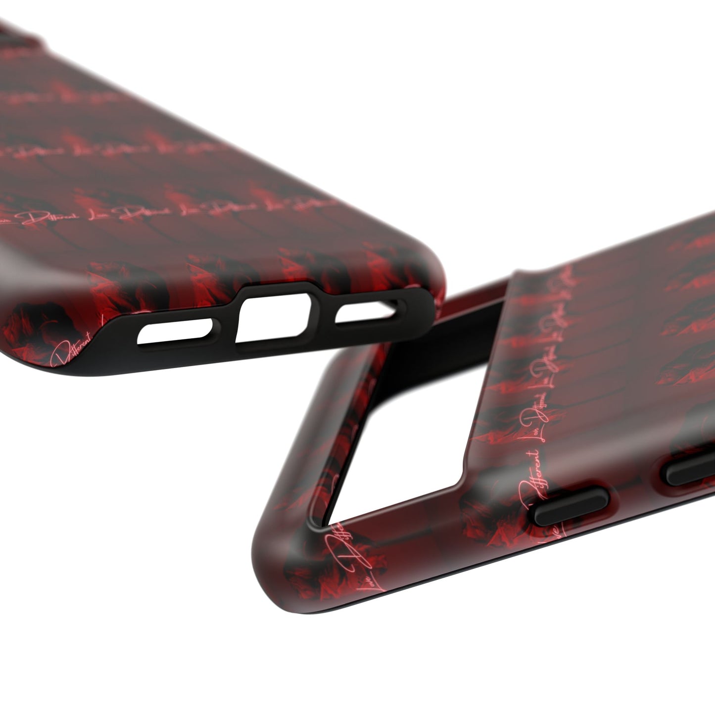 Red Patterned Phone Case | Tough Cases for Stylish Protection, Trendy Cell Cover, Unique Gifts for Tech Lovers, Modern Design