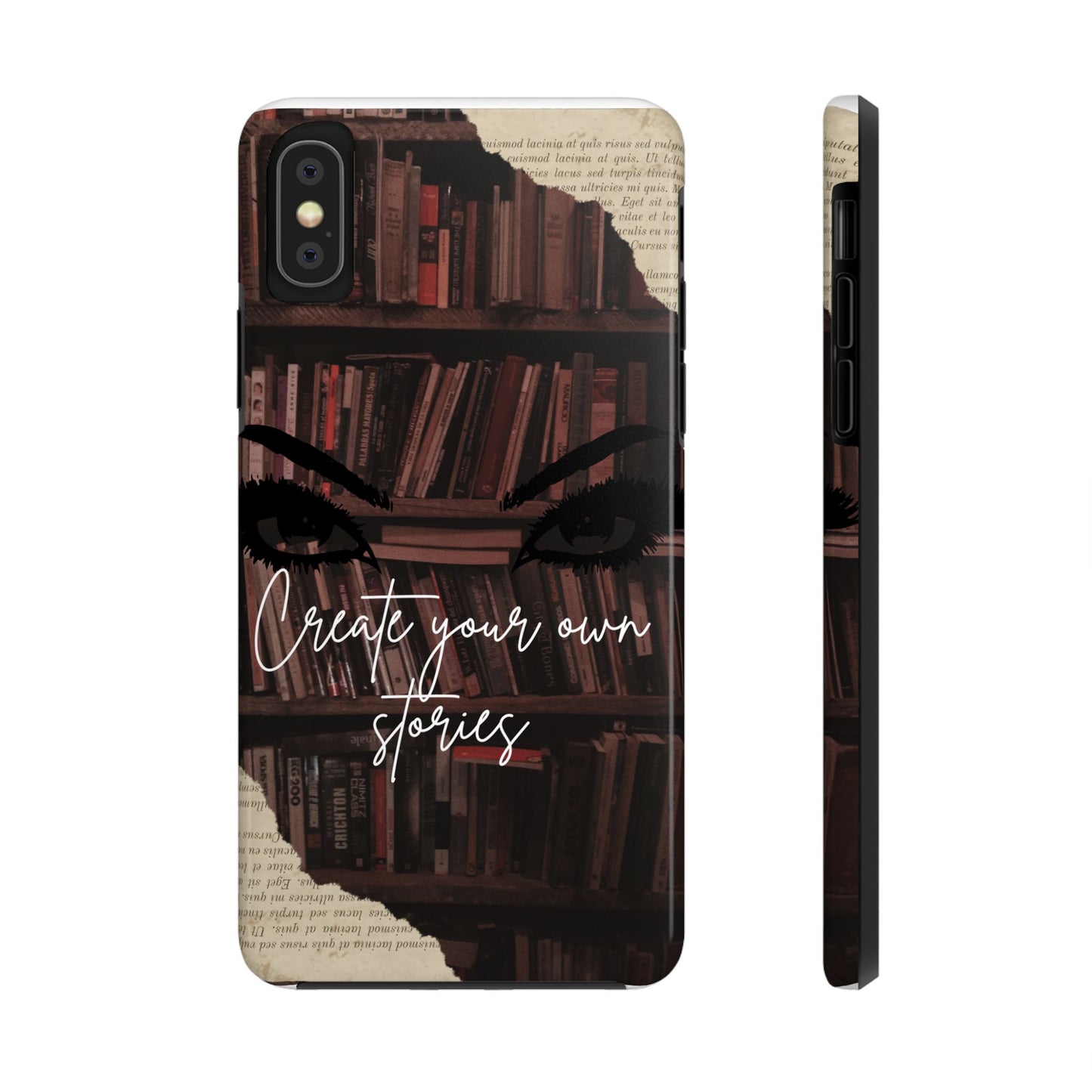 Create Your Own Stories Tough Phone Cases | Literary Phone Cover, Book Lover Gift, Unique Tech Accessory, Personalized Protection, [...]