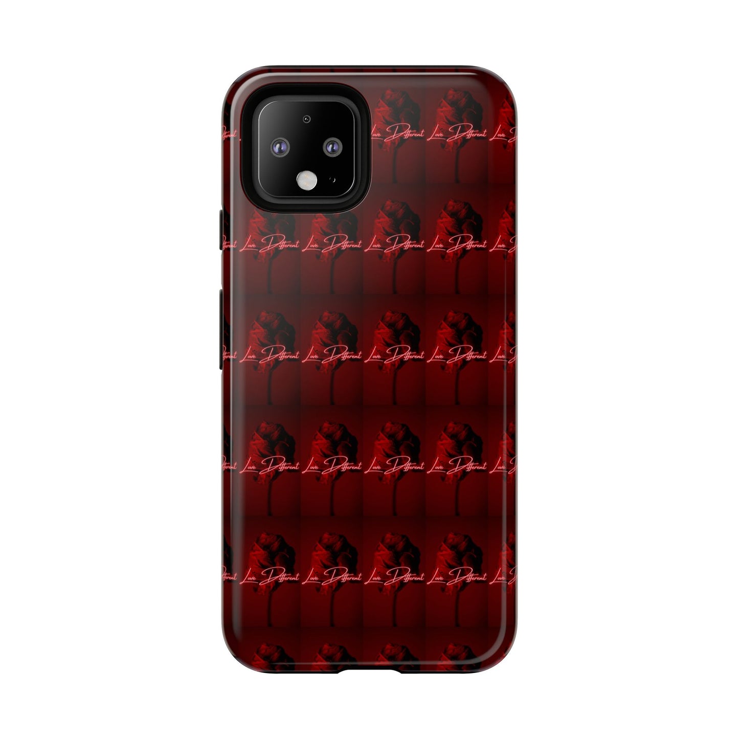 Red Patterned Phone Case | Tough Cases for Stylish Protection, Trendy Cell Cover, Unique Gifts for Tech Lovers, Modern Design