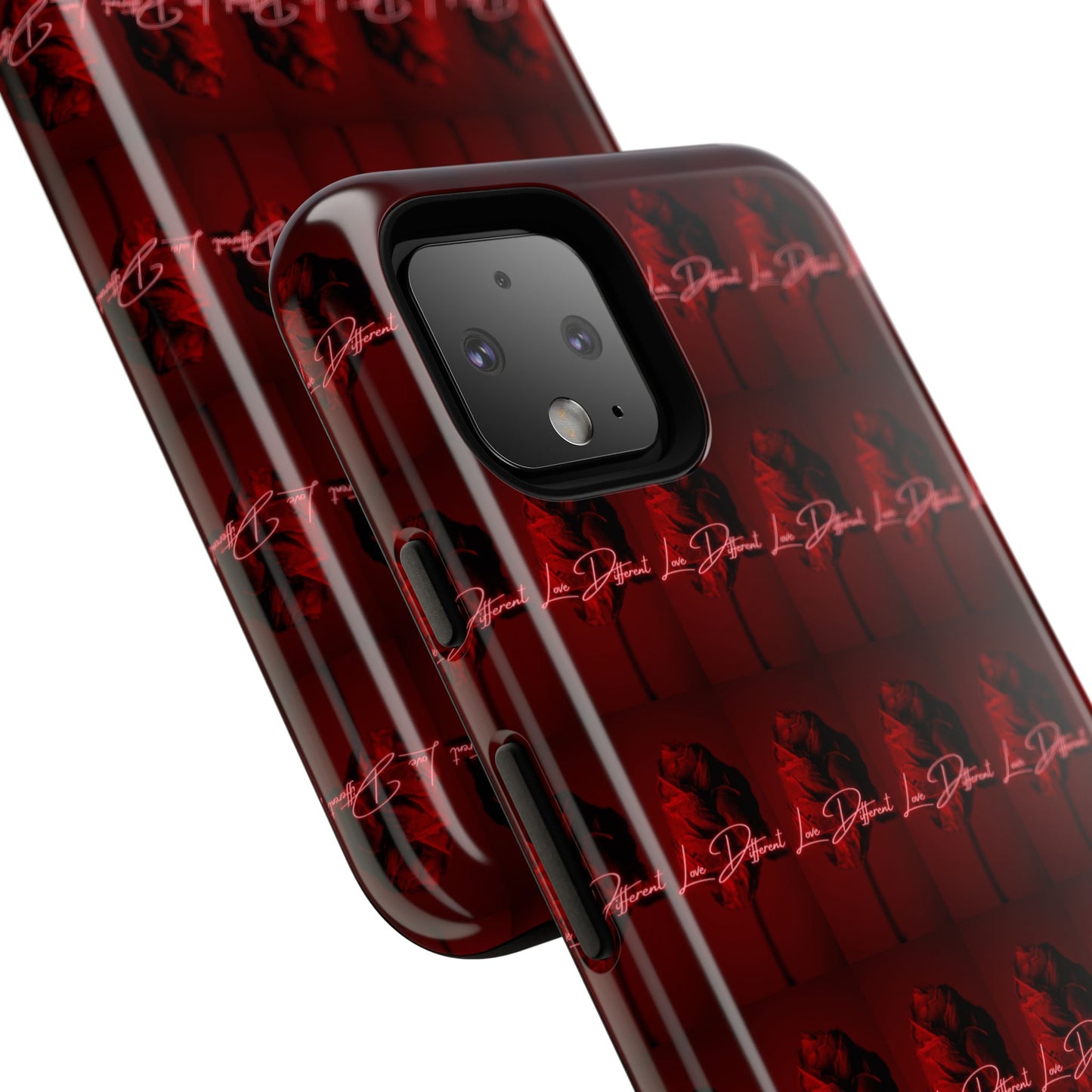 Red Patterned Phone Case | Tough Cases for Stylish Protection, Trendy Cell Cover, Unique Gifts for Tech Lovers, Modern Design