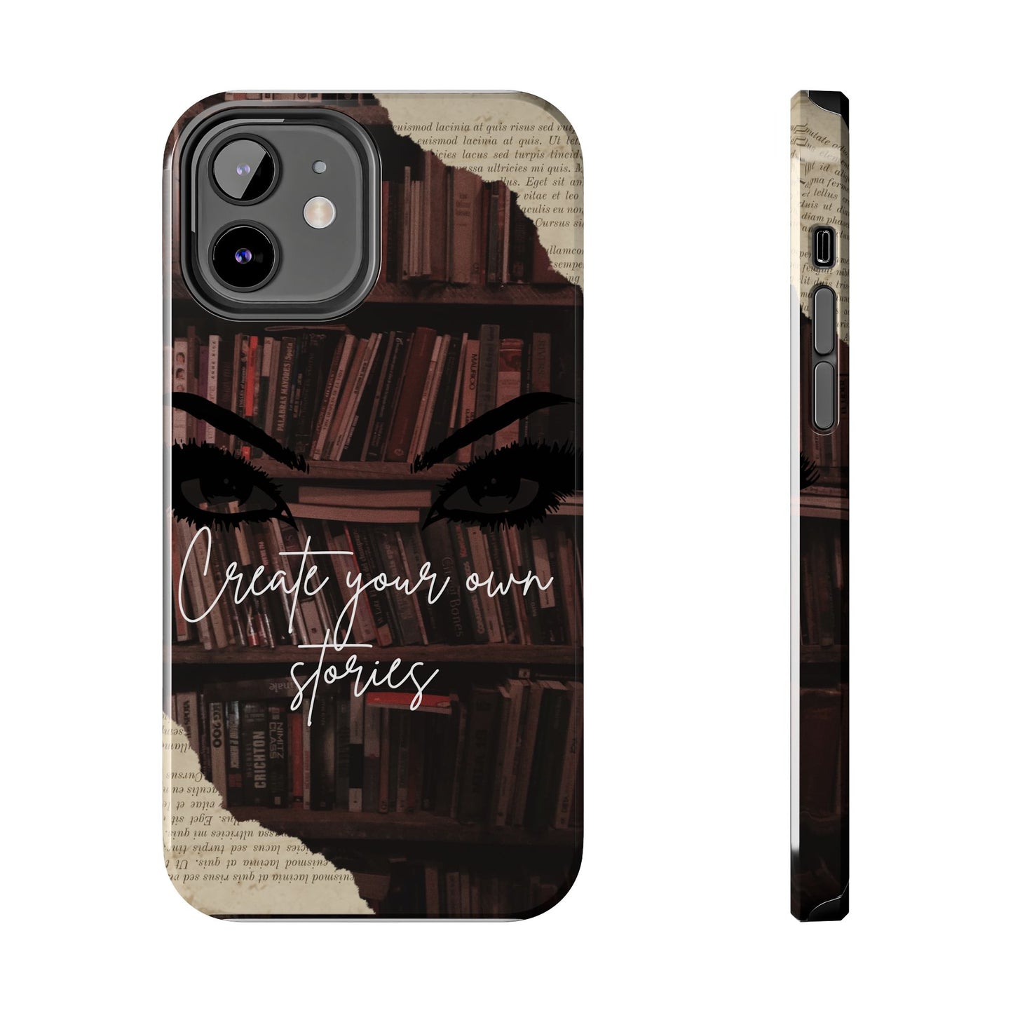 Create Your Own Stories Tough Phone Cases | Literary Phone Cover, Book Lover Gift, Unique Tech Accessory, Personalized Protection, [...]
