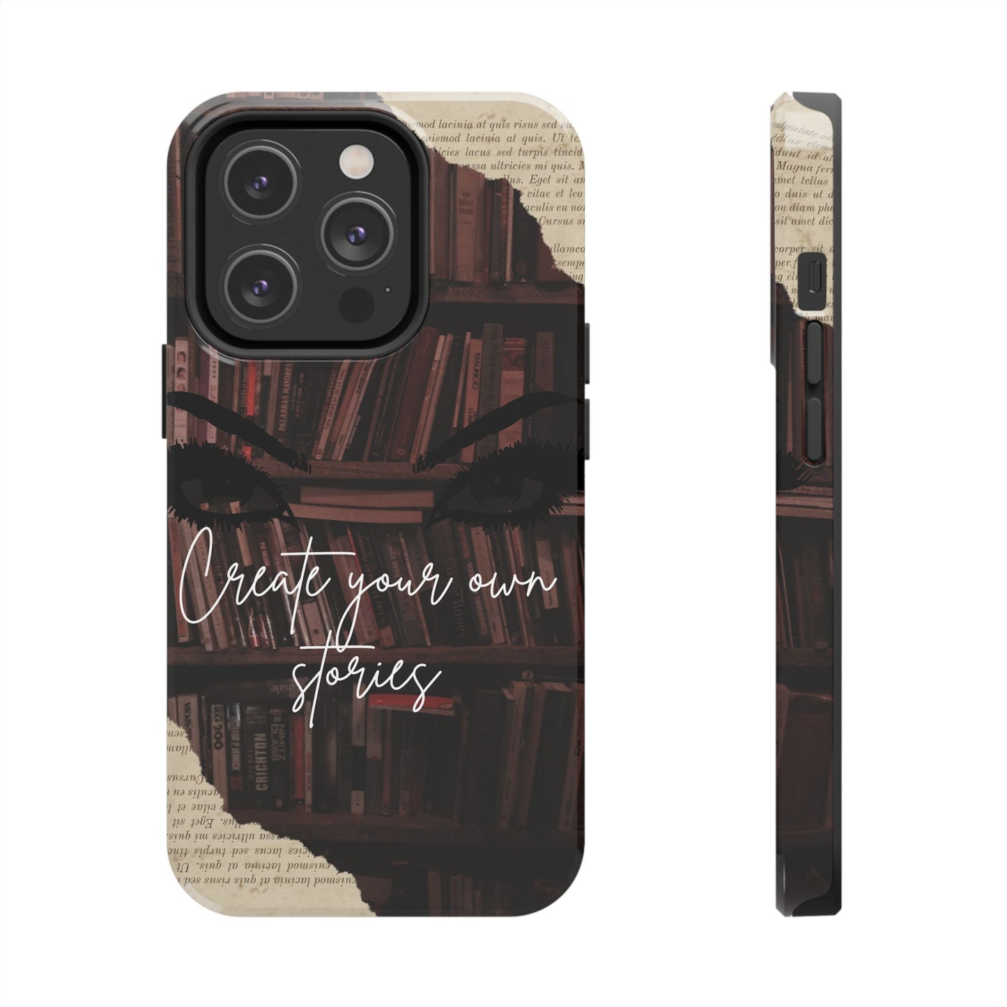 Create Your Own Stories Tough Phone Cases | Literary Phone Cover, Book Lover Gift, Unique Tech Accessory, Personalized Protection, [...]