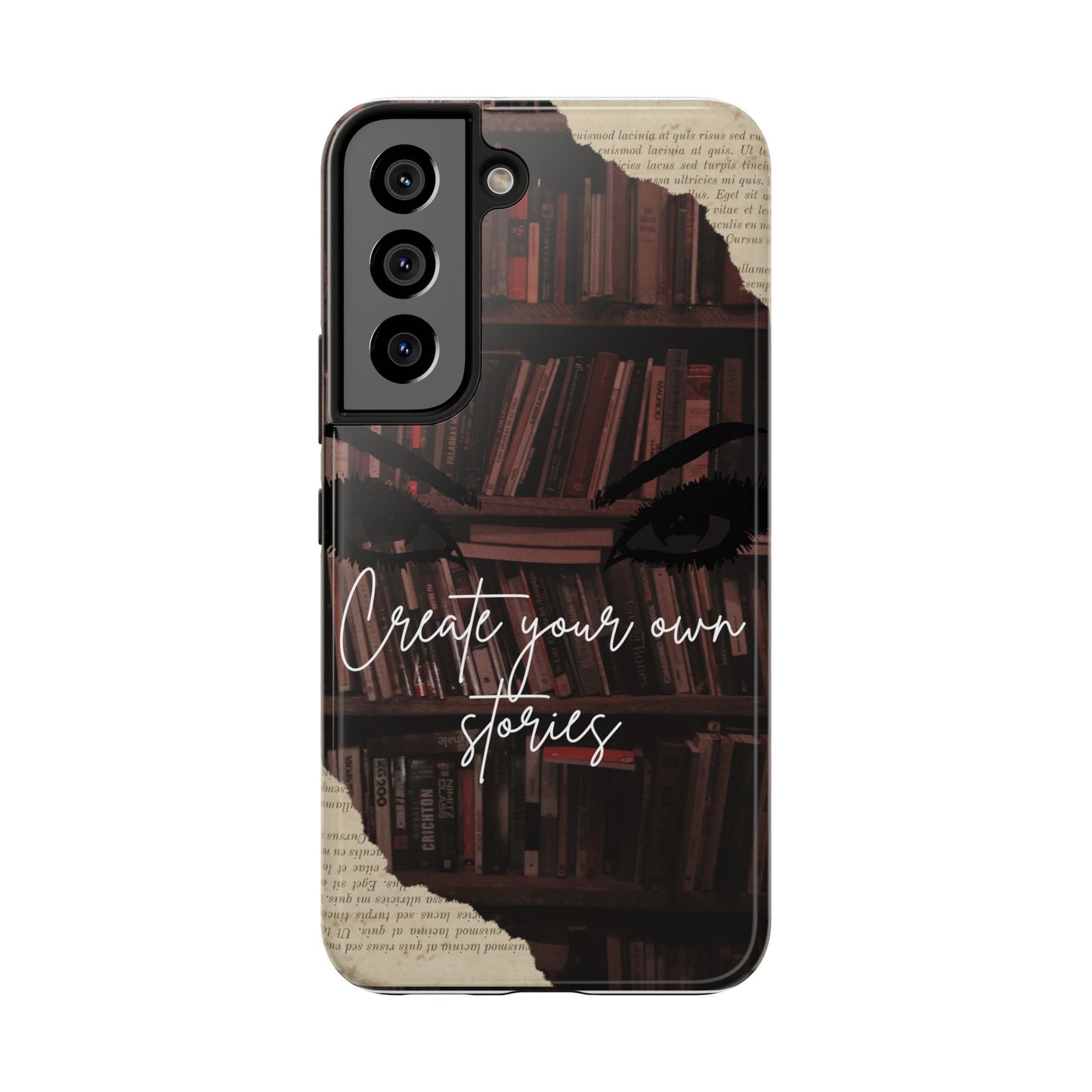 Create Your Own Stories Tough Phone Cases | Literary Phone Cover, Book Lover Gift, Unique Tech Accessory, Personalized Protection, [...]