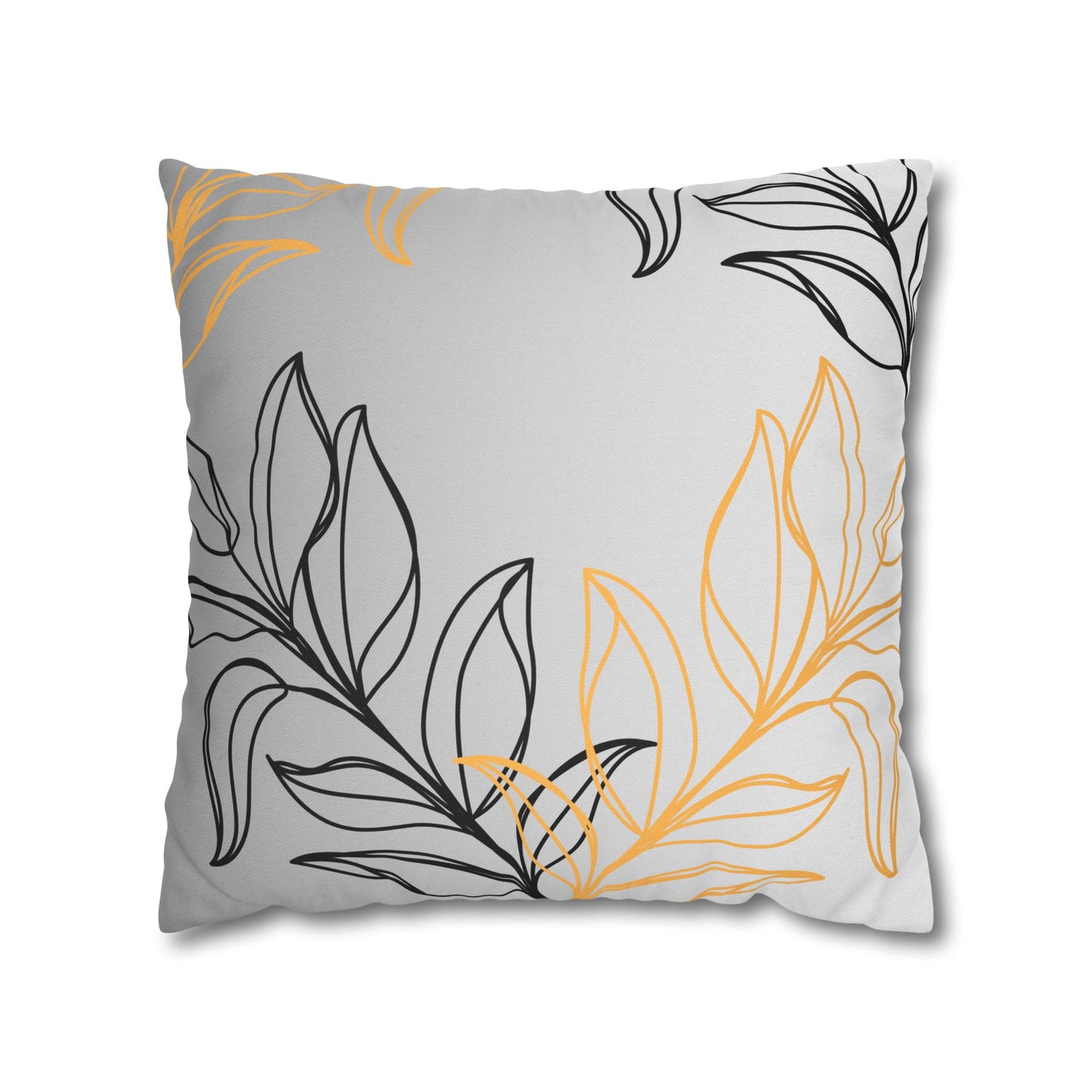 Chic Floral Square Pillowcase, Home Decor, Throw Pillow, Gift for Her, Living Room Accent, Modern Design, Cozy Home Accessories