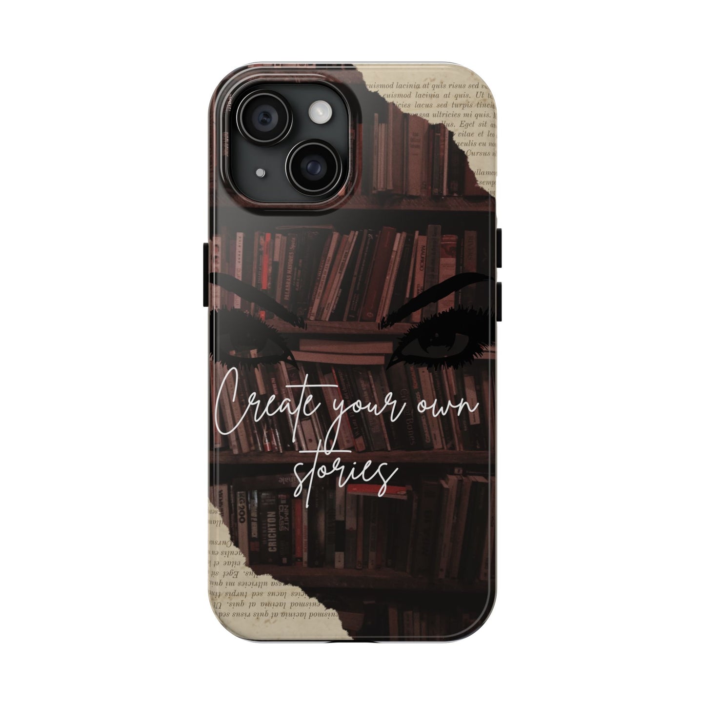 Create Your Own Stories Tough Phone Cases | Literary Phone Cover, Book Lover Gift, Unique Tech Accessory, Personalized Protection, [...]