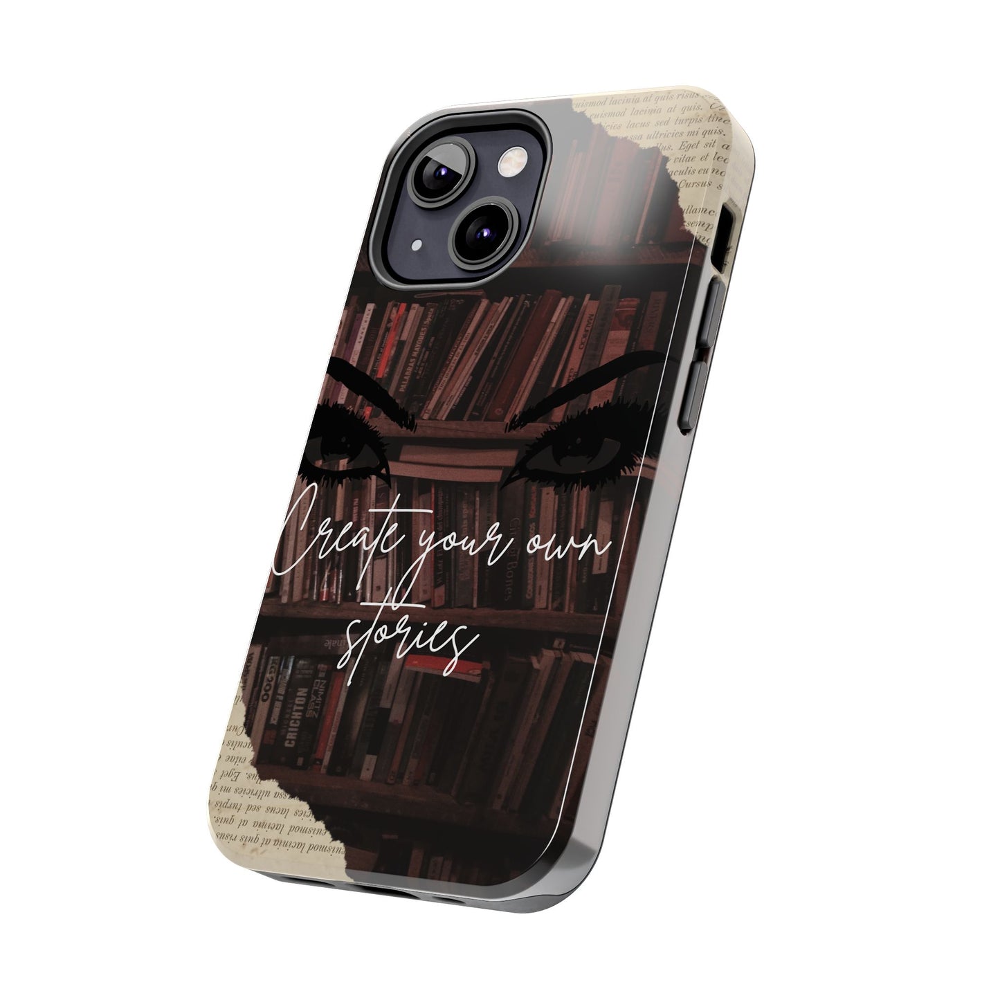 Create Your Own Stories Tough Phone Cases | Literary Phone Cover, Book Lover Gift, Unique Tech Accessory, Personalized Protection, [...]