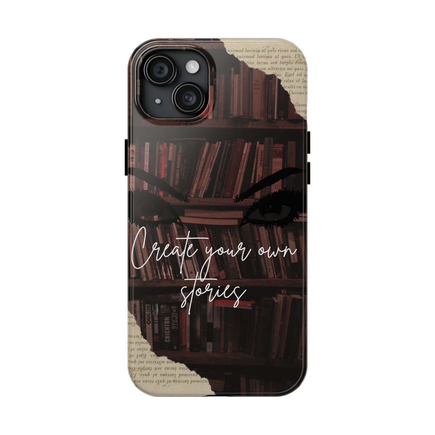Create Your Own Stories Tough Phone Cases | Literary Phone Cover, Book Lover Gift, Unique Tech Accessory, Personalized Protection, [...]