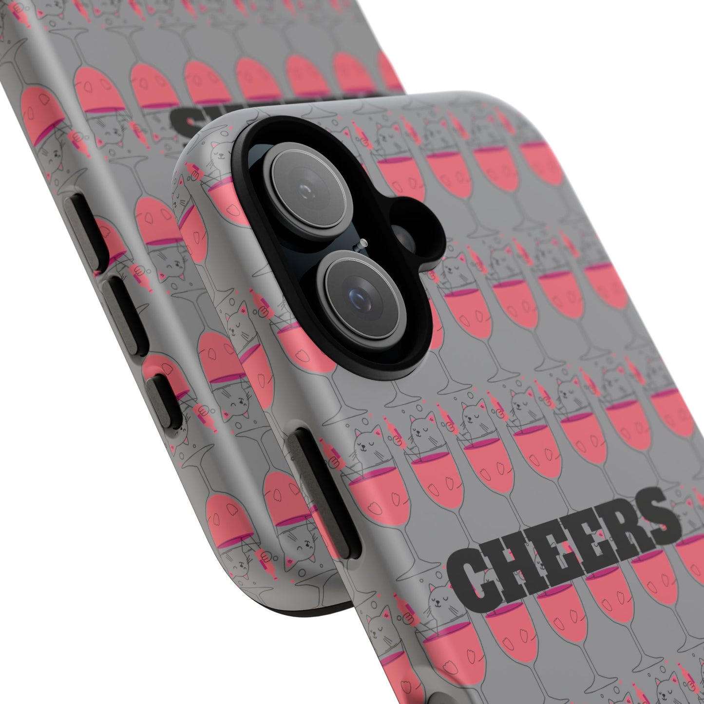 Cheers Phone Case, Fun Protective Case for Party Lovers, Gift for Birthdays, Anniversaries, Graduation, Custom Phone Cover