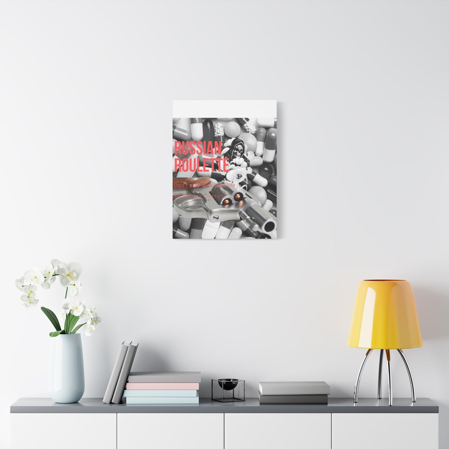 Bold Message Canvas Art, Wall Decor for Awareness, Mental Health Awareness, Home Office Decor, Unique Gift Idea
