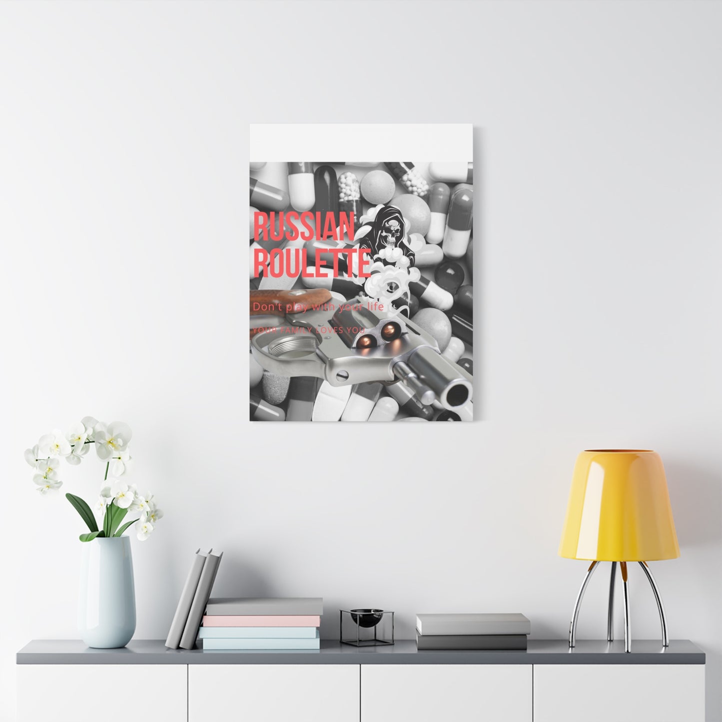 Bold Message Canvas Art, Wall Decor for Awareness, Mental Health Awareness, Home Office Decor, Unique Gift Idea