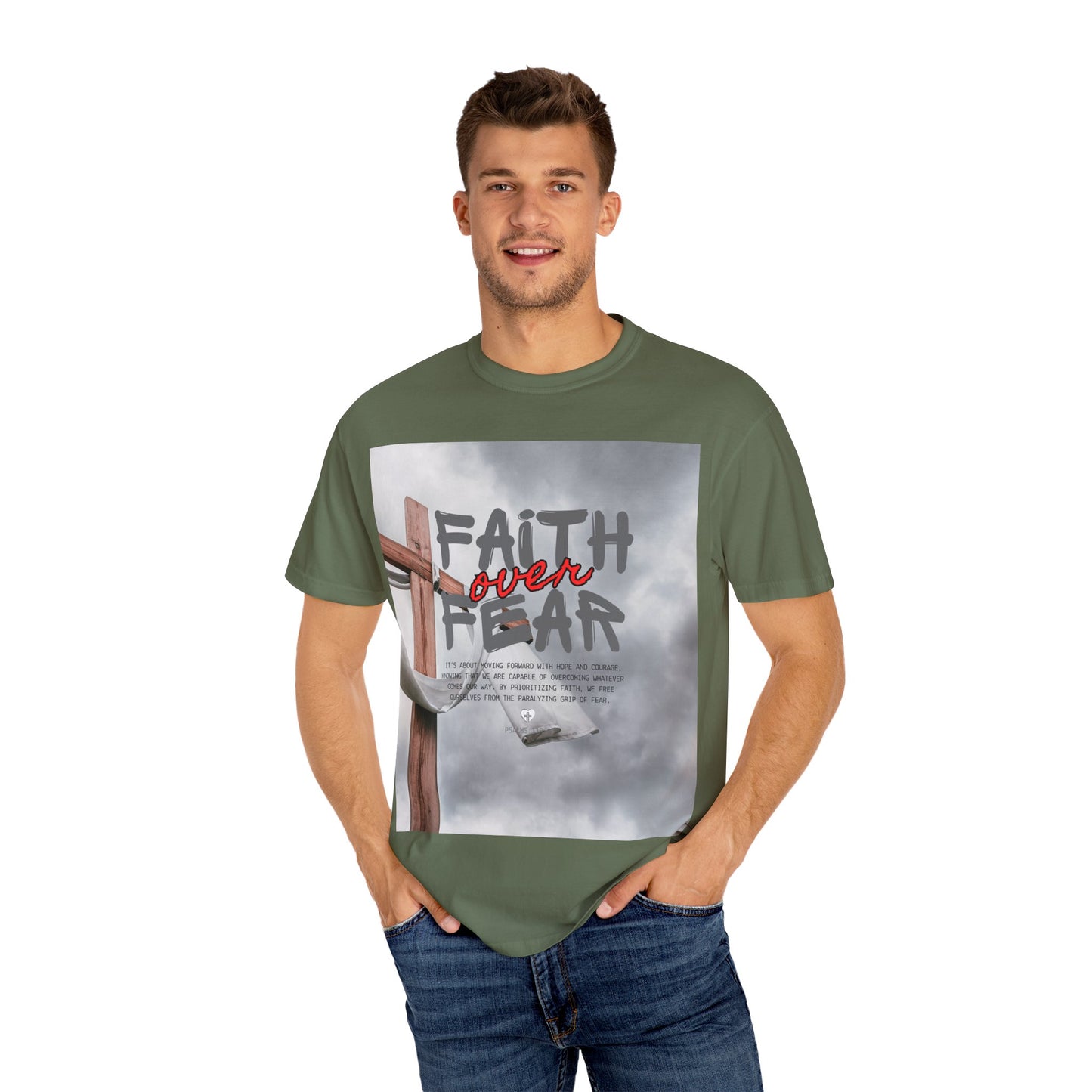 Inspirational T-Shirt - Faith Over Fear, Motivational Shirt for Positive Vibes, Unisex Tee, Gift for Friends or Family, Casual Wear, [...]