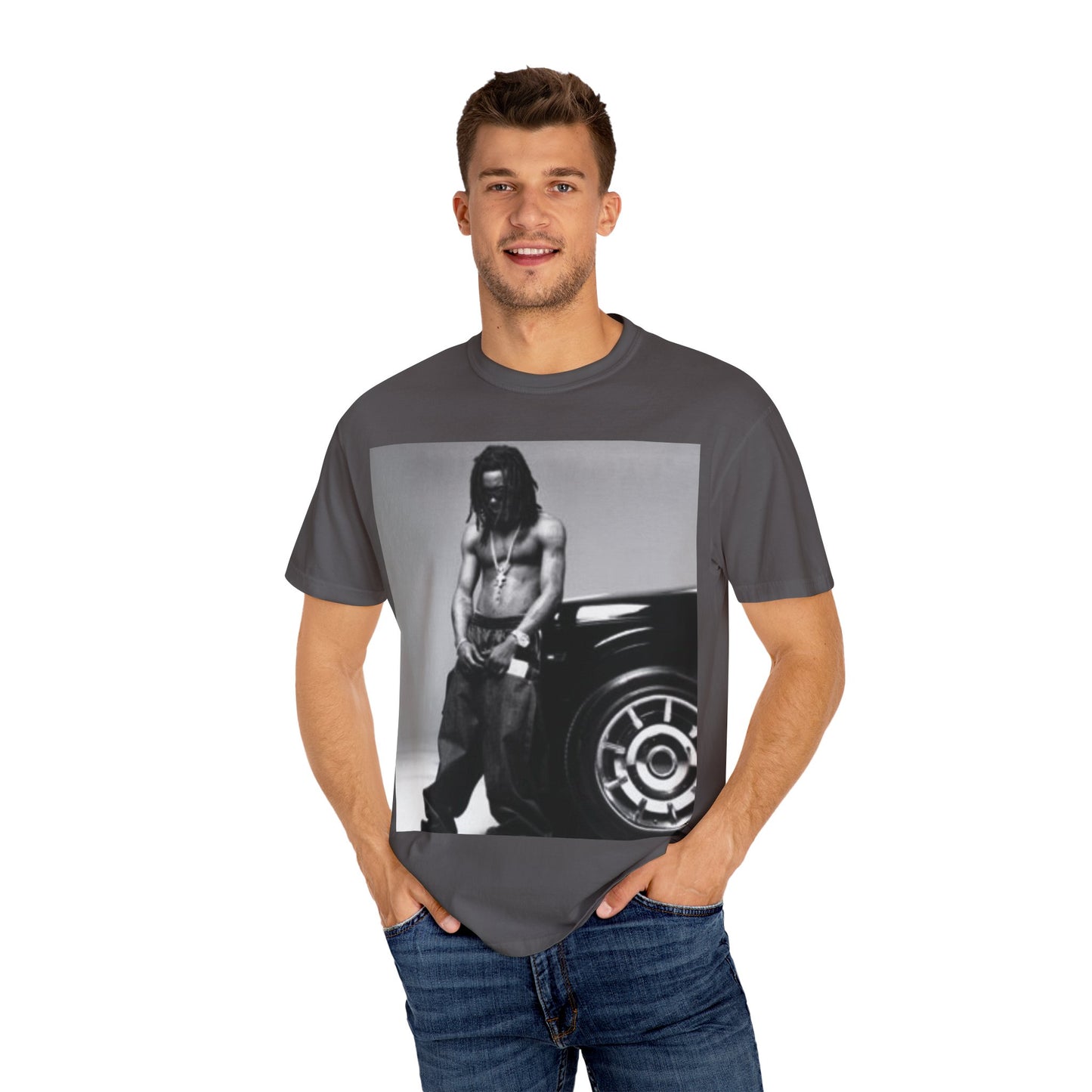 Chic Unisex Graphic Tee, Trendy Streetwear Top, Cool Layering Piece, Perfect Gift for Music Lovers, Urban Fashion Essential