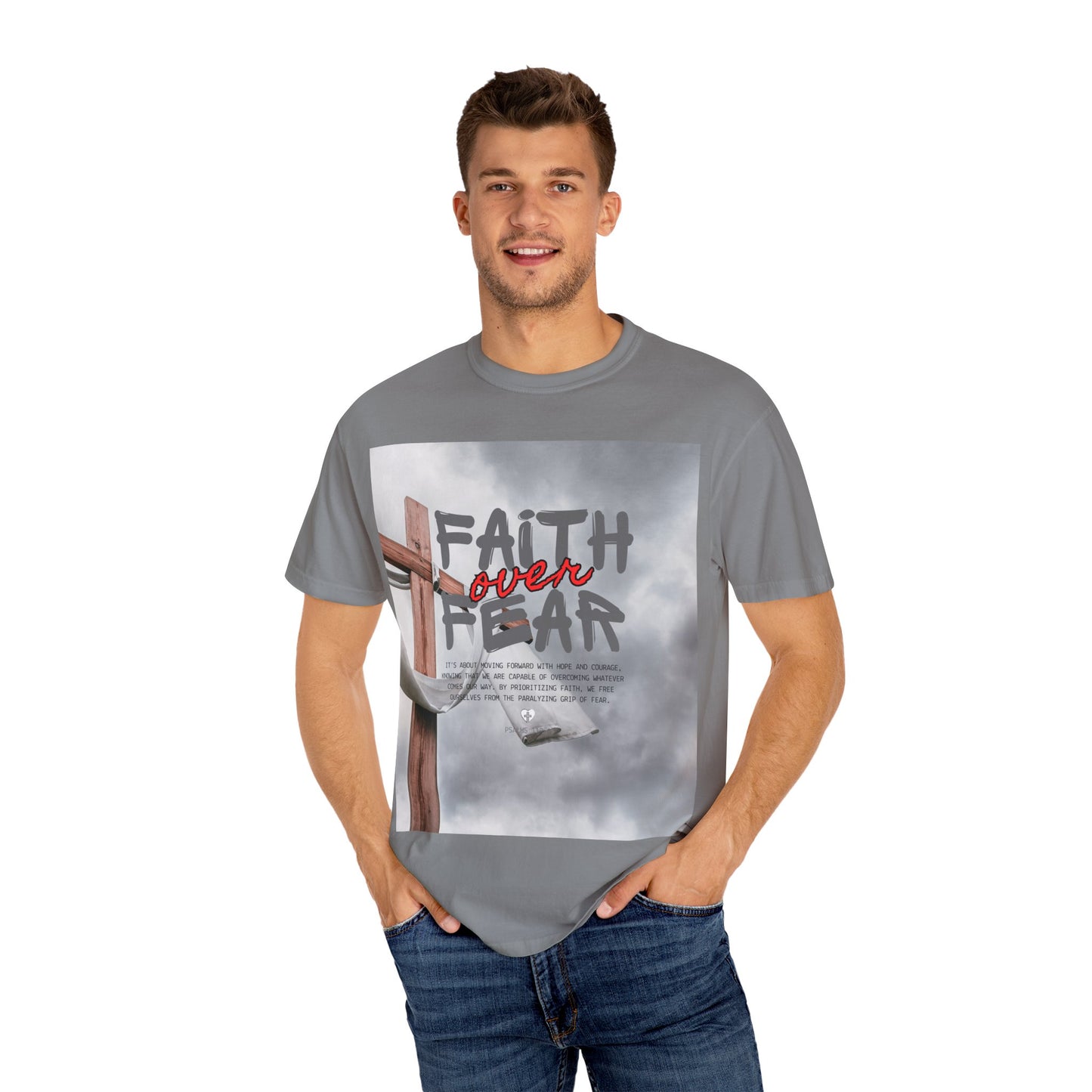 Inspirational T-Shirt - Faith Over Fear, Motivational Shirt for Positive Vibes, Unisex Tee, Gift for Friends or Family, Casual Wear, [...]