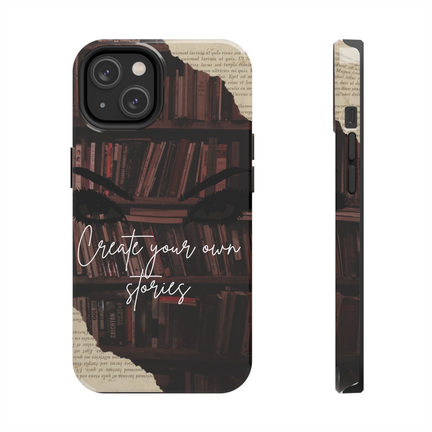 Create Your Own Stories Tough Phone Cases | Literary Phone Cover, Book Lover Gift, Unique Tech Accessory, Personalized Protection, [...]
