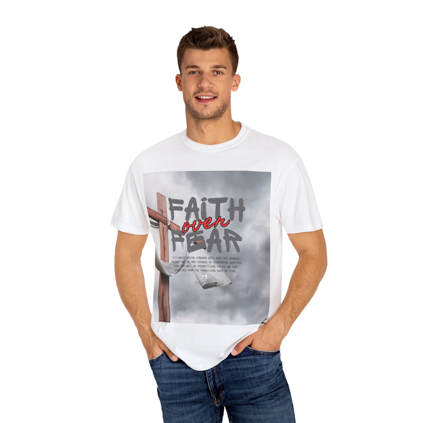 Inspirational T-Shirt - Faith Over Fear, Motivational Shirt for Positive Vibes, Unisex Tee, Gift for Friends or Family, Casual Wear, [...]