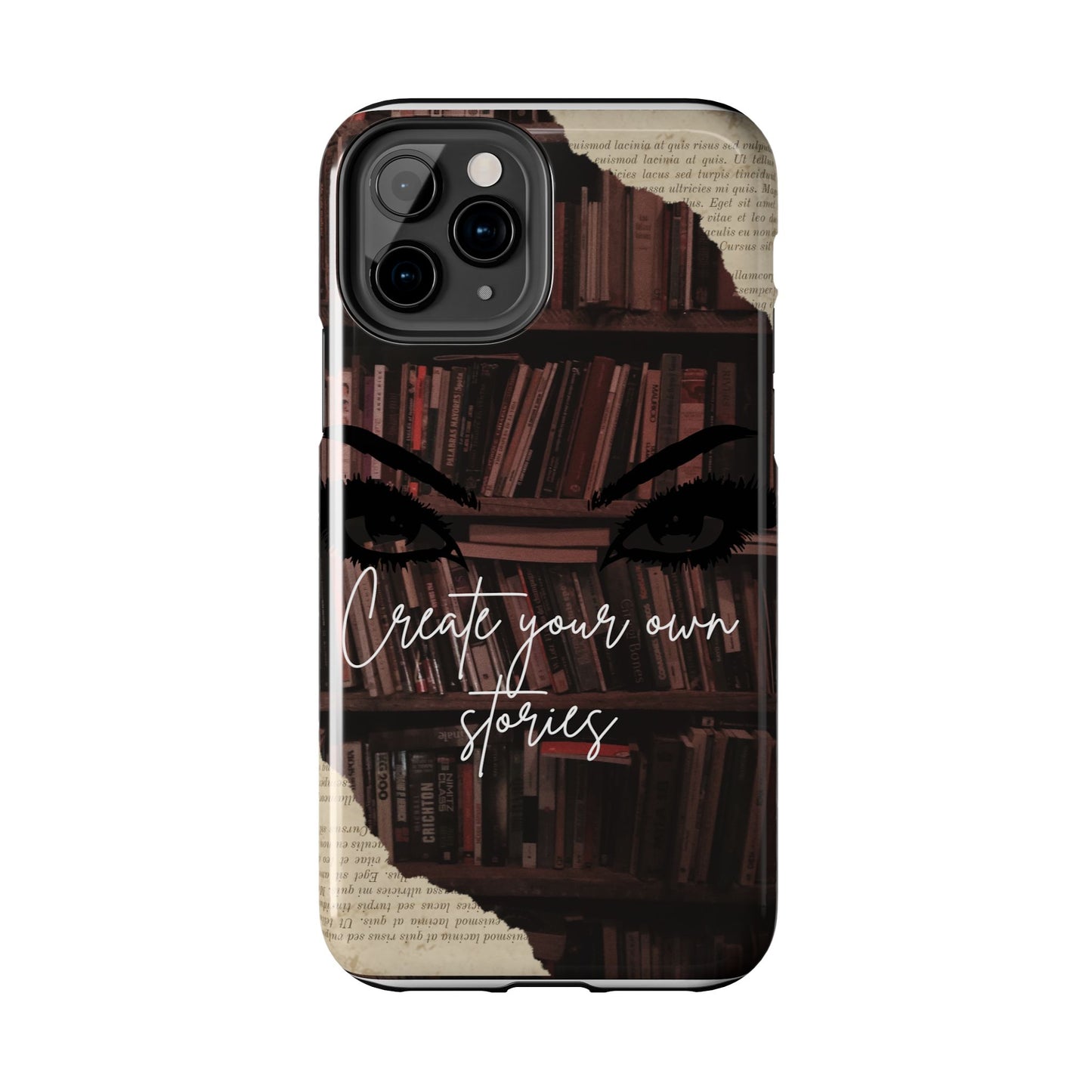 Create Your Own Stories Tough Phone Cases | Literary Phone Cover, Book Lover Gift, Unique Tech Accessory, Personalized Protection, [...]