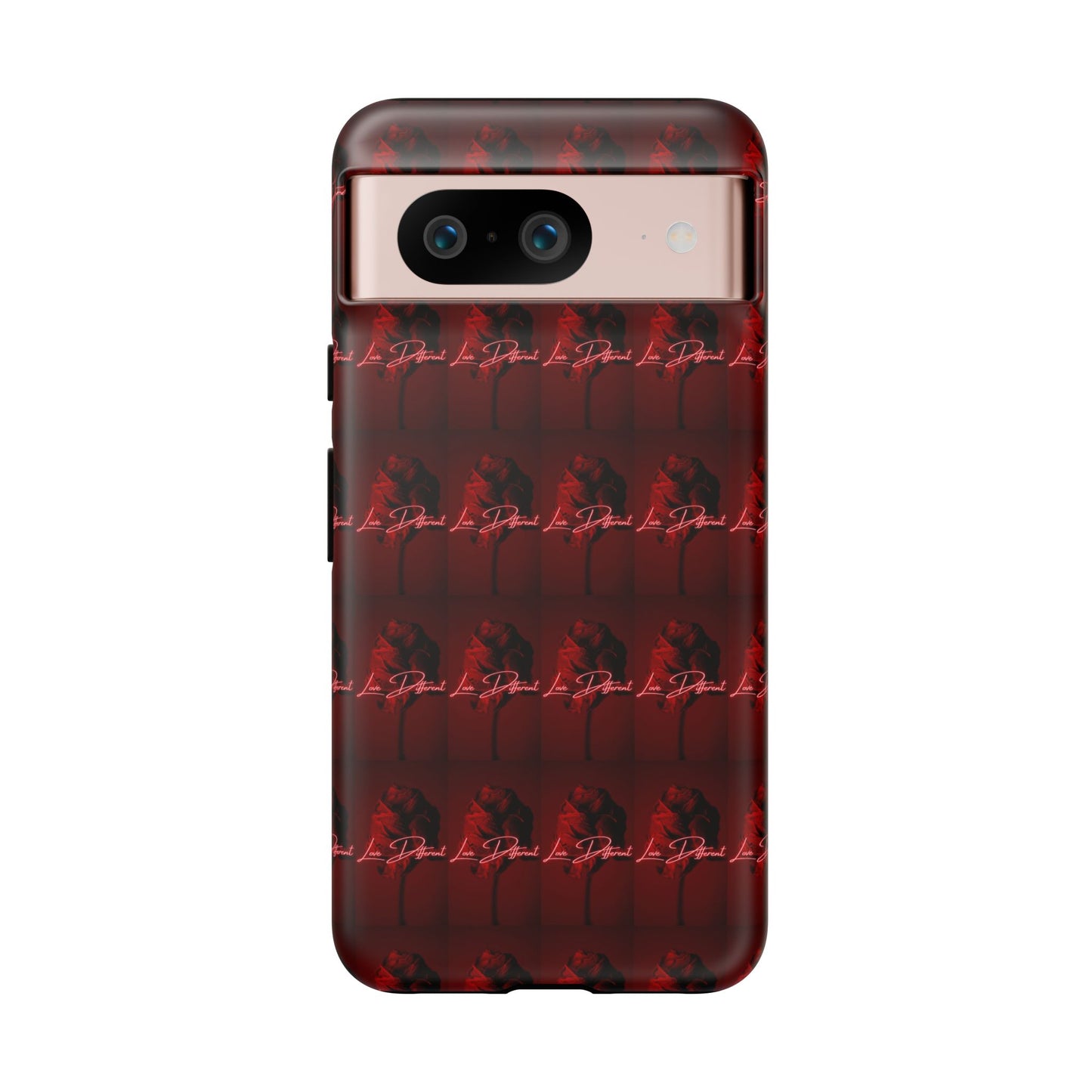 Red Patterned Phone Case | Tough Cases for Stylish Protection, Trendy Cell Cover, Unique Gifts for Tech Lovers, Modern Design